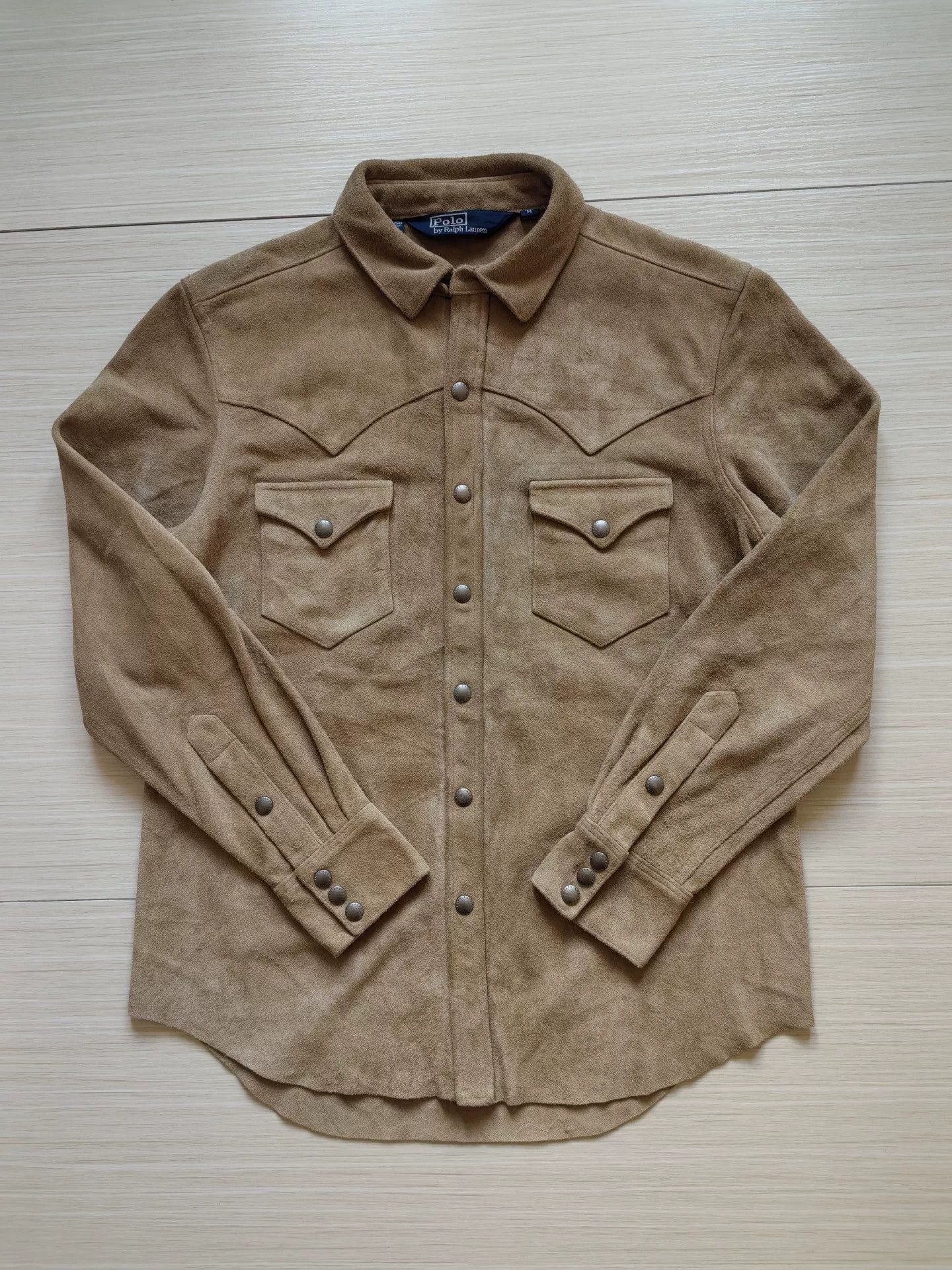 Polo Ralph Lauren western suede shirt by polo ralph lauren Size US M / EU 48-50 / 2 - 1 Thumbnail