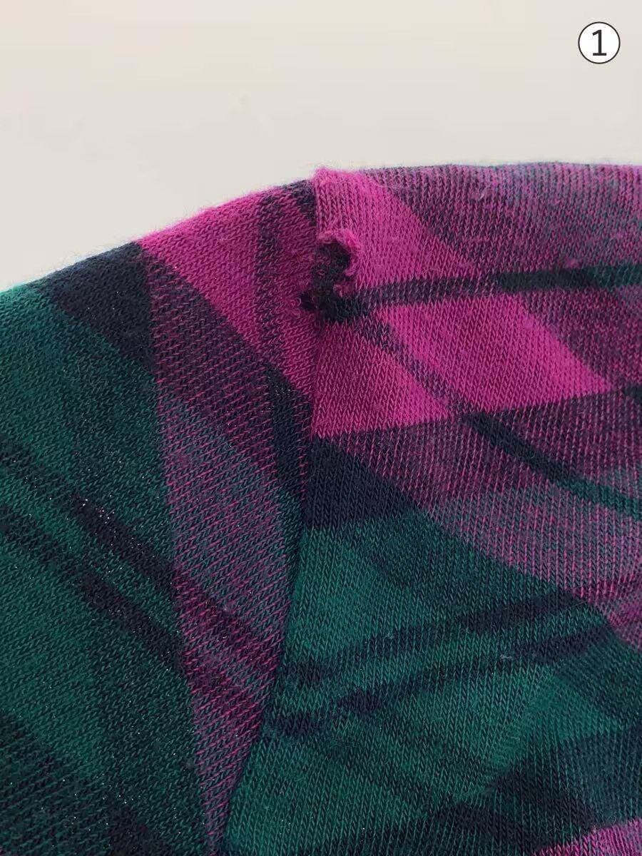Comme des Garcons Reconstructed Plaid Wool Knit Sweater Size S / US 4 / IT 40 - 5 Thumbnail