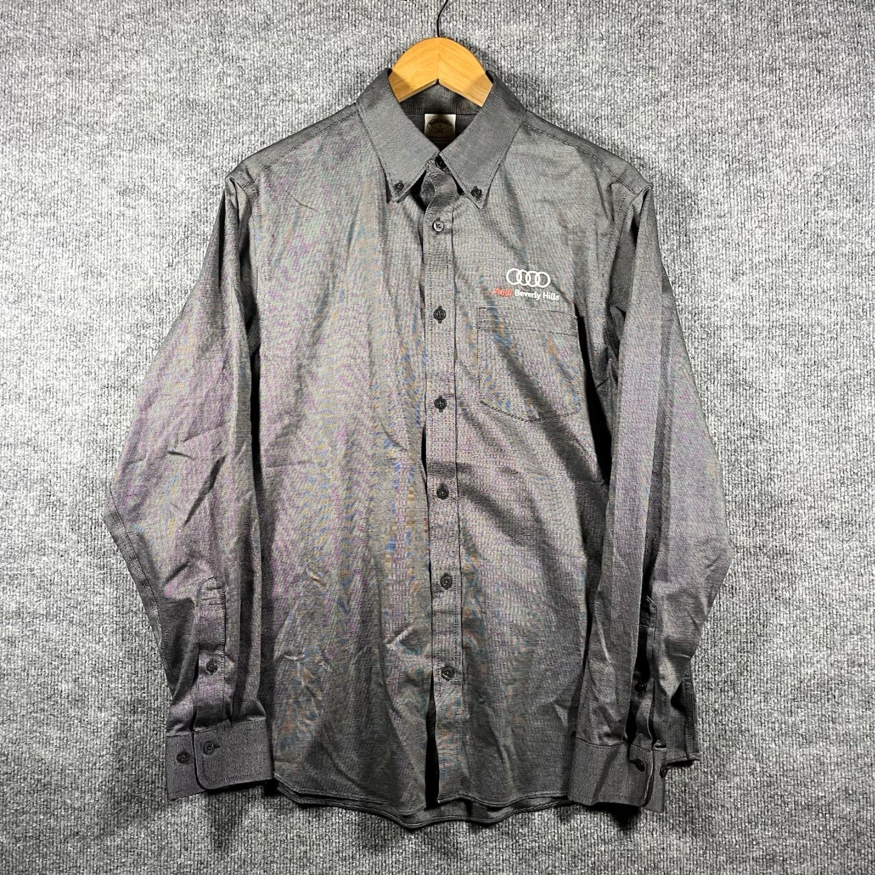 Brooks Brothers Brooks Brothers Button Shirt Mens M Gray Long Sleeve Cotton Spandex Size US M / EU 48-50 / 2 - 2 Thumbnail