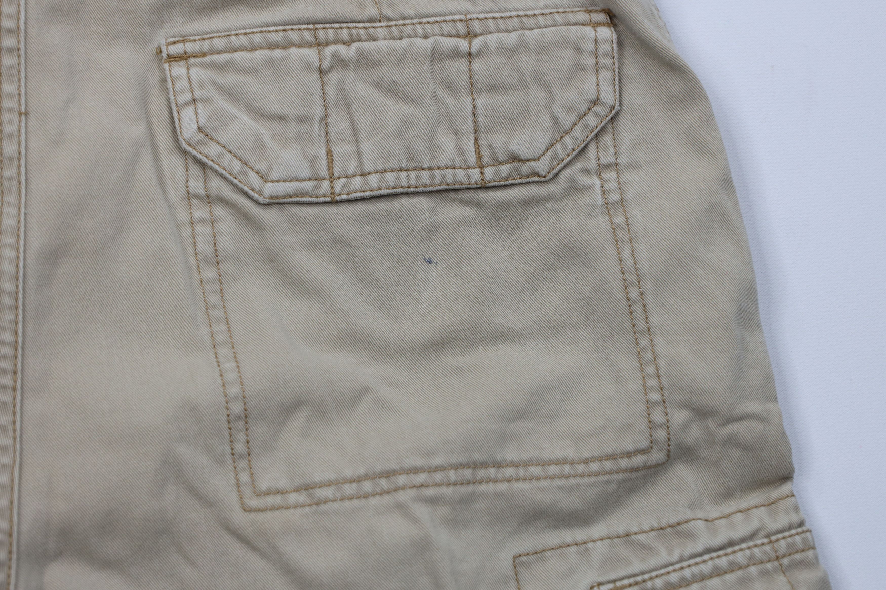 Aeropostale Vintage Aeropostale Heavyweight Cargo Shorts Beige Cotton Size US 33 - 10 Thumbnail