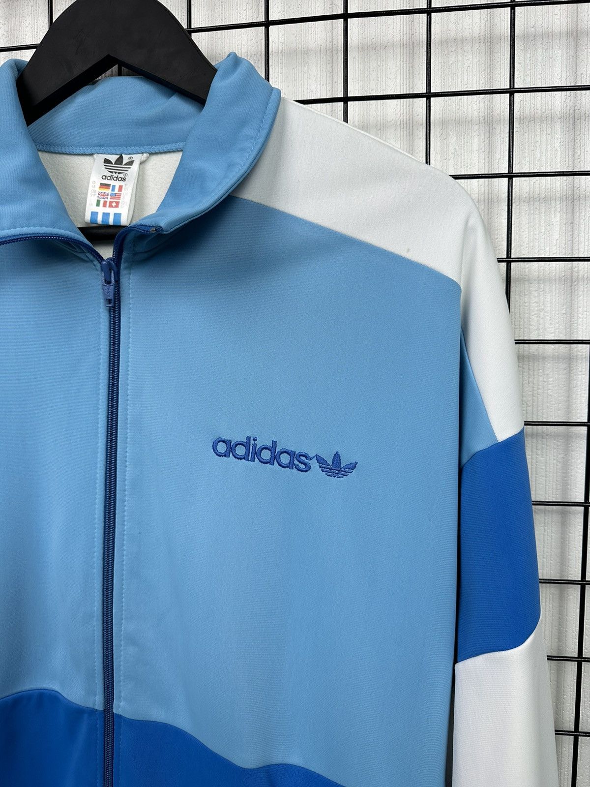 Adidas × Vintage Rare Vintage Adidas track jacket Men S white made in Austria Size US S / EU 44-46 / 1 - 4 Thumbnail