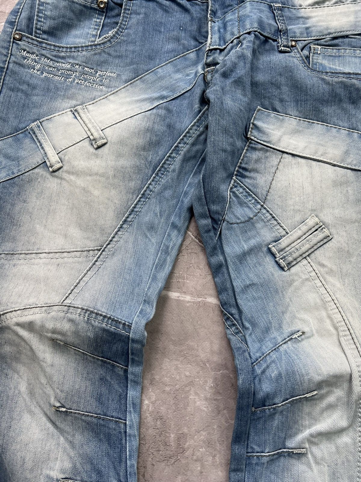 Japanese Brand × Vintage VINTAGE WASHED DIESEL DECONSTRUCTED Y2K CARGO PANTS JEANS Size US 32 / EU 48 - 6 Thumbnail
