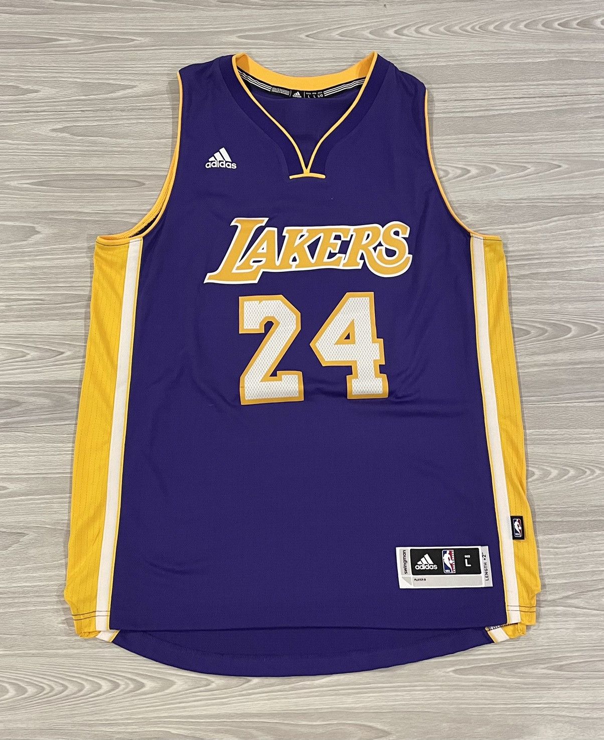 Adidas Adidas Authentic Kobe Bryant #24 LA Lakers Jersey Mens Large Size US L / EU 52-54 / 3 - 4 Thumbnail