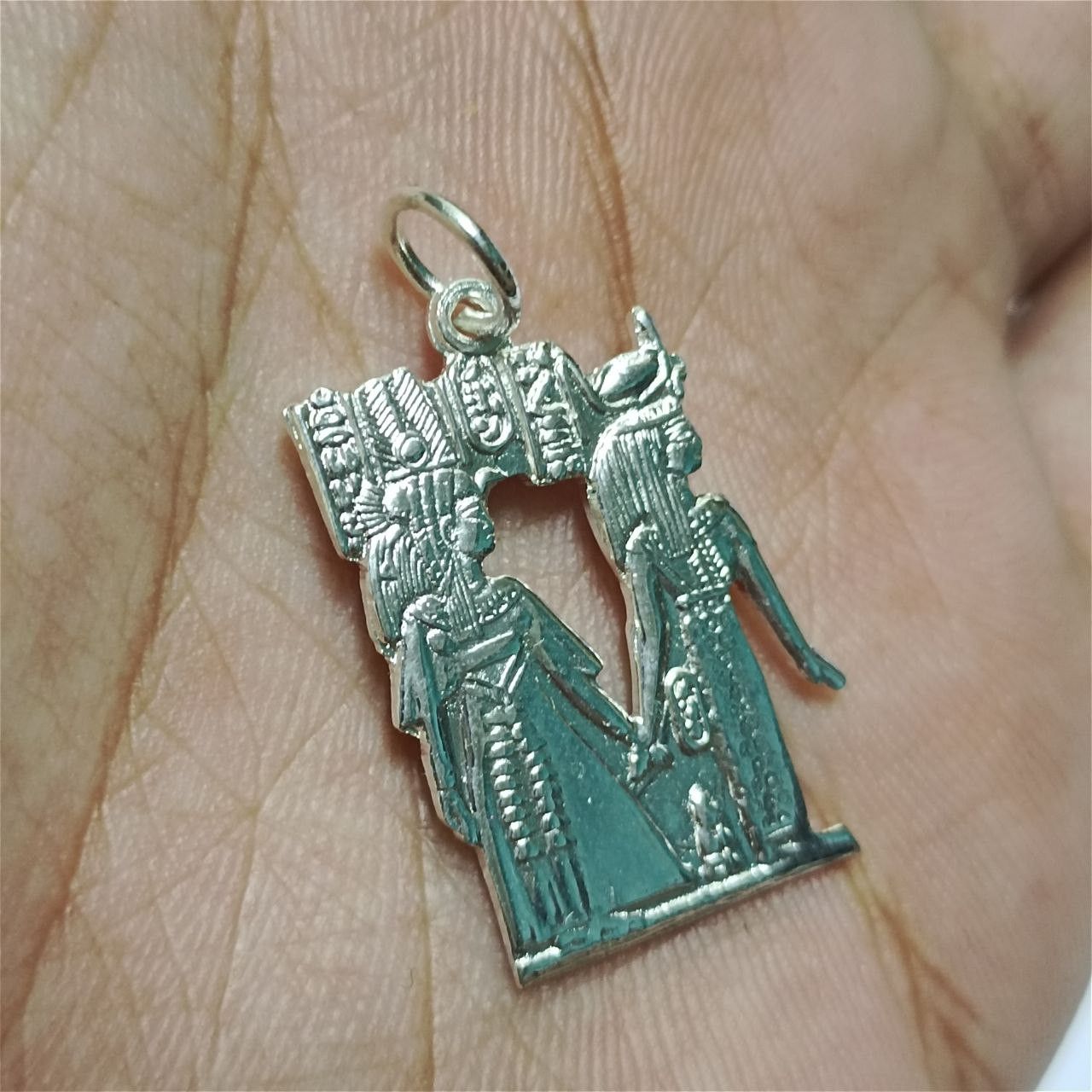 Handmade Silver-plated pharaonic jewelry piece, handmade Size ONE SIZE - 7 Thumbnail