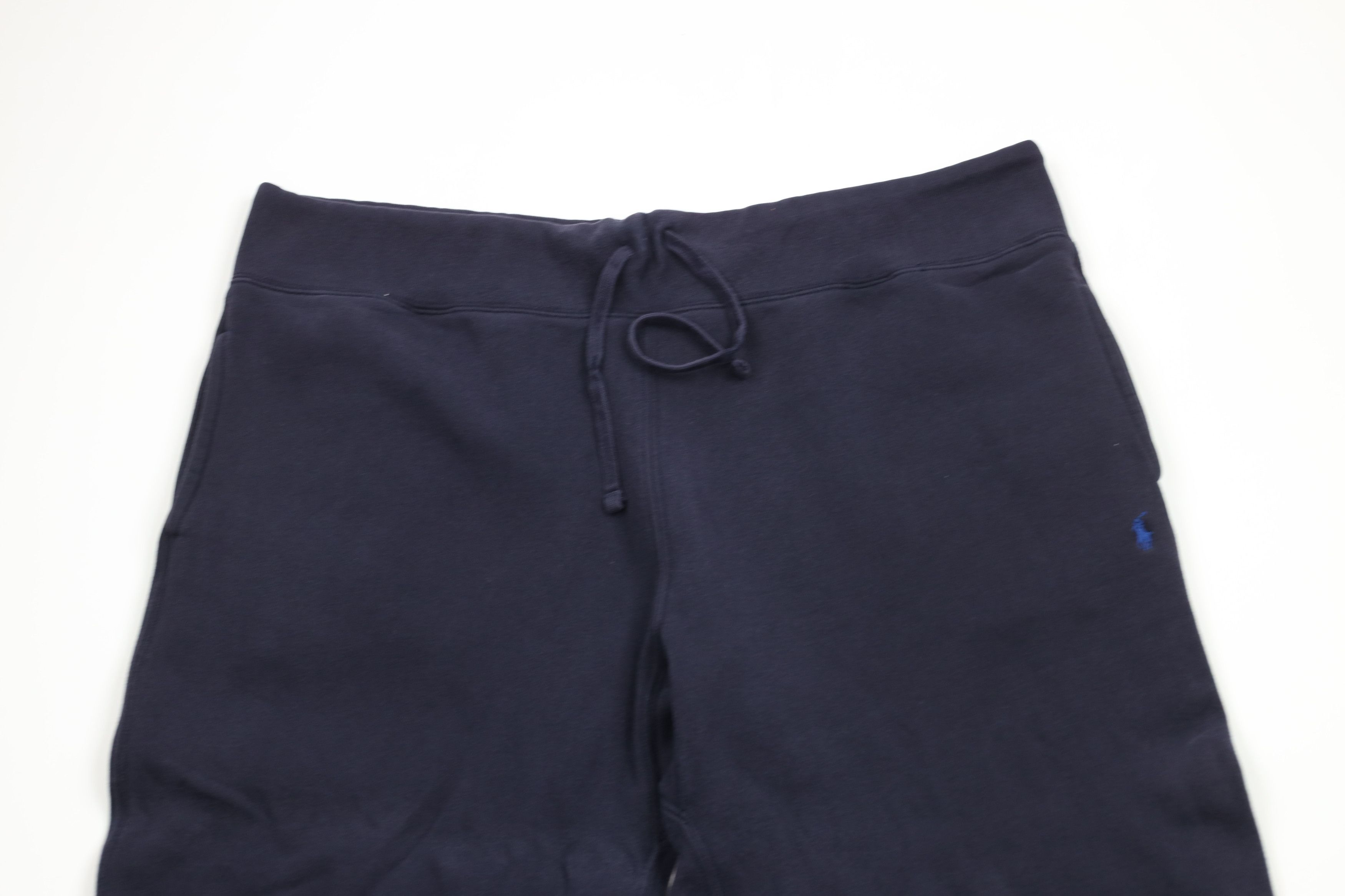 Ralph Lauren × Vintage Vintage 90s Ralph Lauren Wide Leg Sweatpants Navy Blue USA Size US 40 / EU 56 - 2 Thumbnail