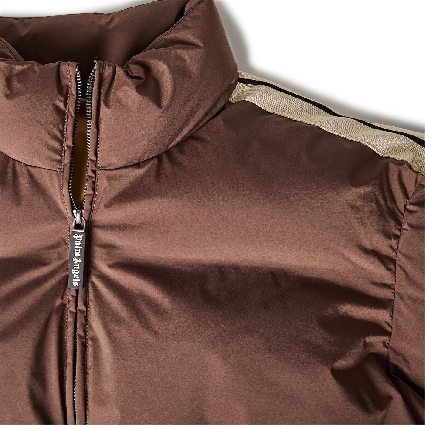 Palm Angels o1g2r1mq0426 Classic Logo Down Puffer Jacket in Brown Size US XXL / EU 58 / 5 - 4 Thumbnail