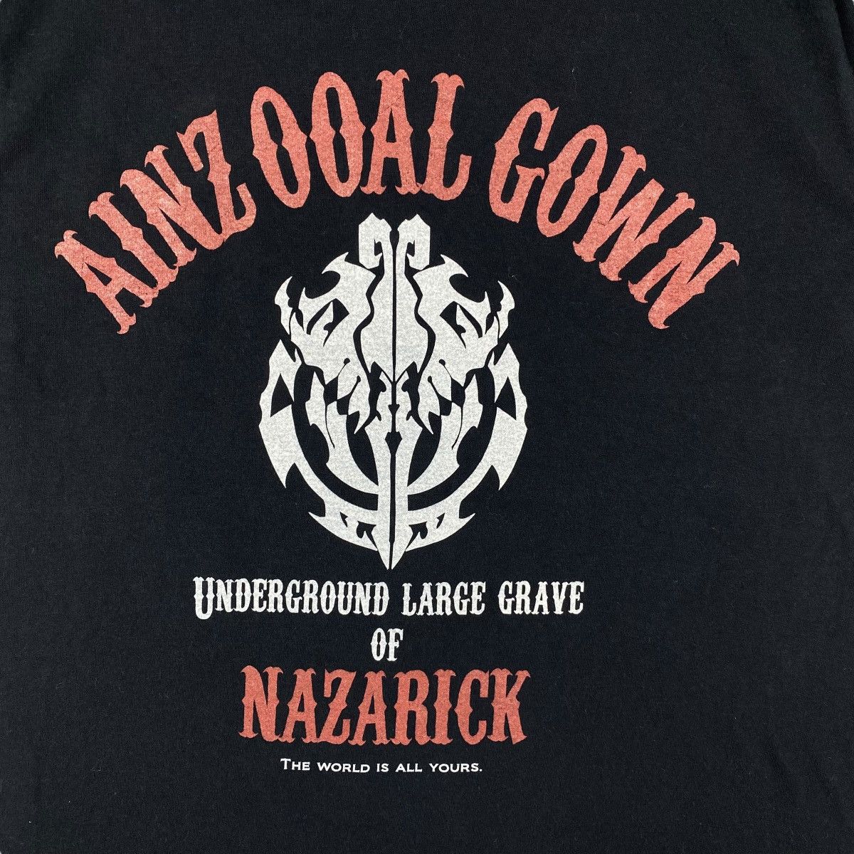 Anime × Cartoon Network OVERLORD Ainz Ooal Gown Anime Manga Cospa Tee Shirt Size US L / EU 52-54 / 3 - 2 Thumbnail