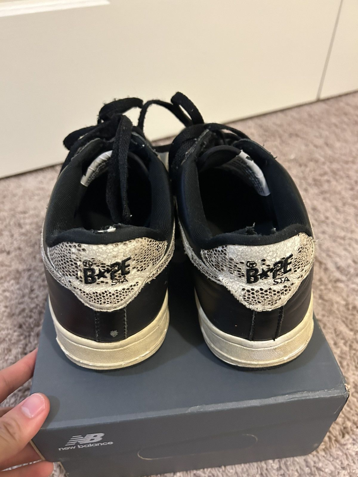 Bape Bapesta FS-001 Snakeskin - Size 9.5 Size US 9.5 / EU 42-43 - 4 Thumbnail