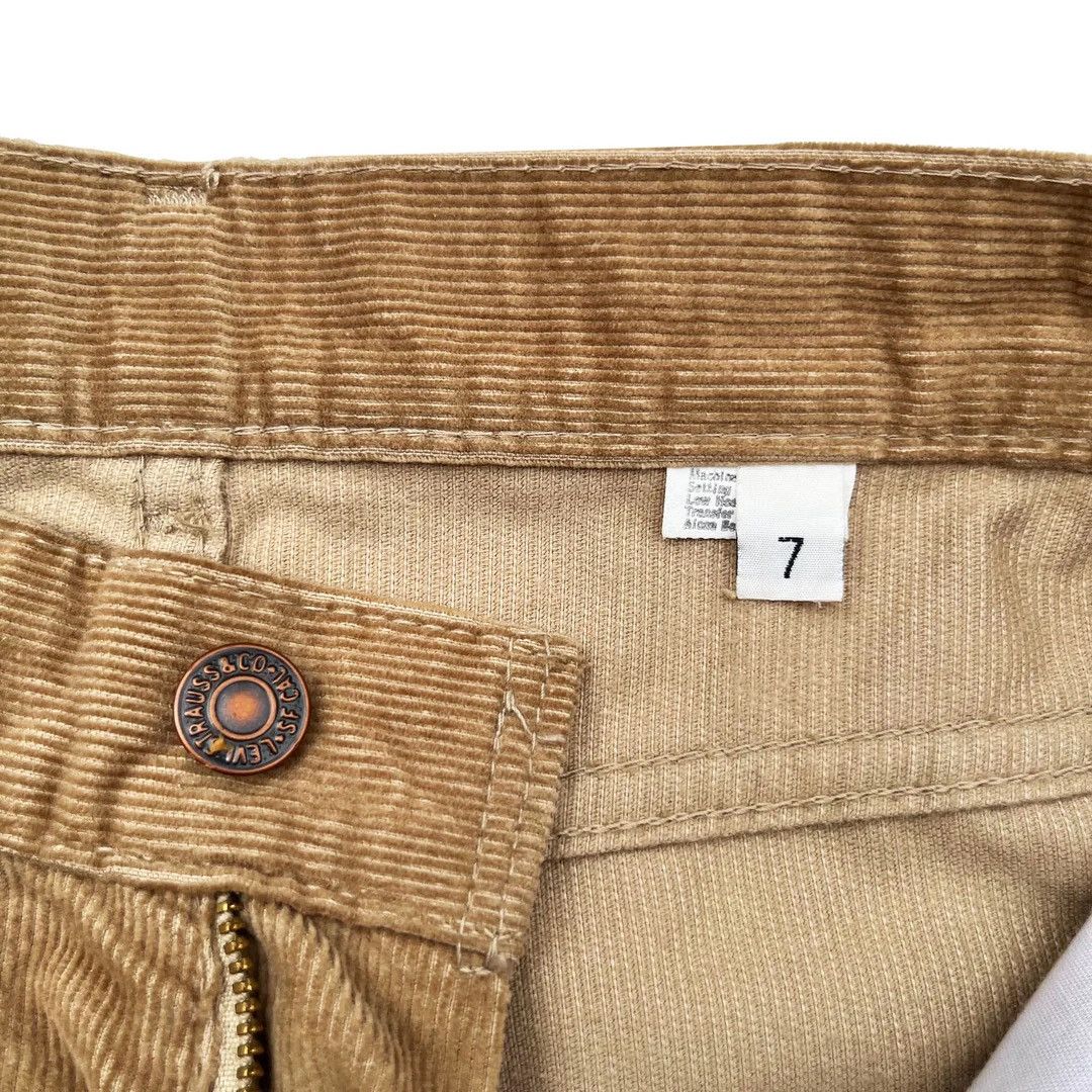 Levi's × Vintage Levi’s 1970 70s Vintage Brown Corduroy USA Made Unisex Pants Size 25" / US 0 / IT 36 - 4 Thumbnail