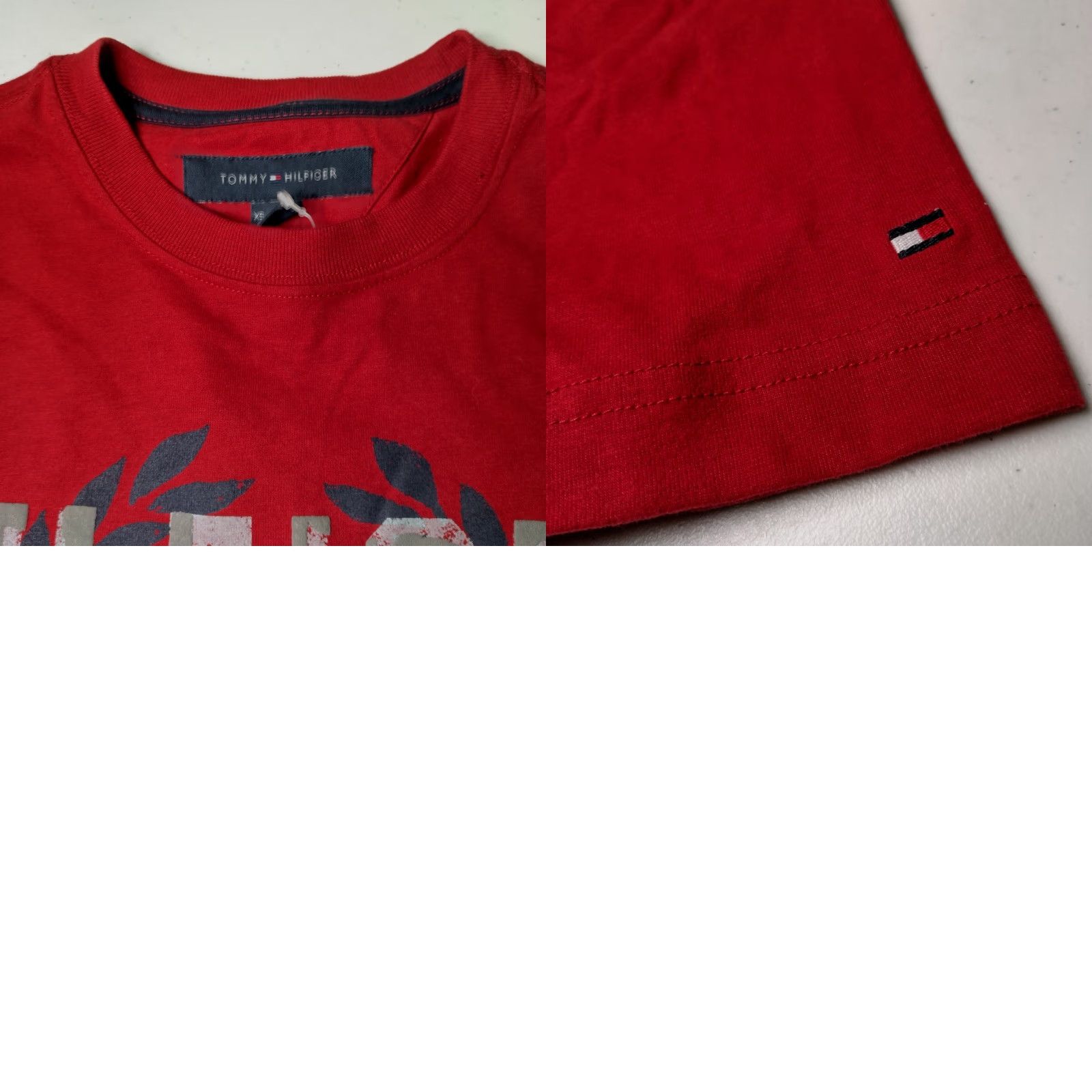 Tommy Hilfiger VINTAGE Tommy Hilfiger Shirt Men XS Red Puffy Graphic T Short Sleeve New 2011 Size US XS / EU 42 / 0 - 9 Thumbnail