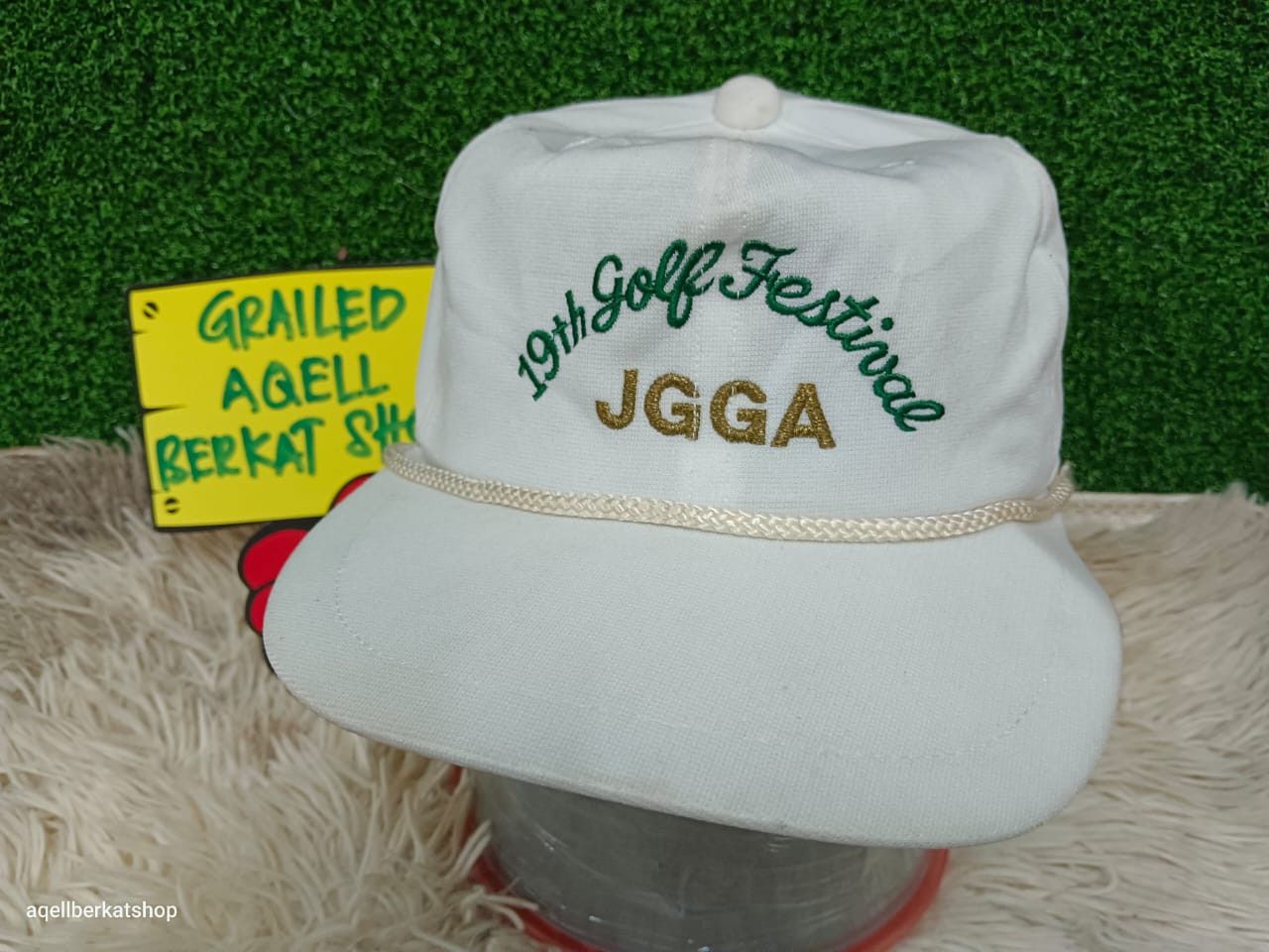 Japanese Brand VTG Mizuno Grand Monarch Gold Festival Cap Size ONE SIZE - 1 Thumbnail