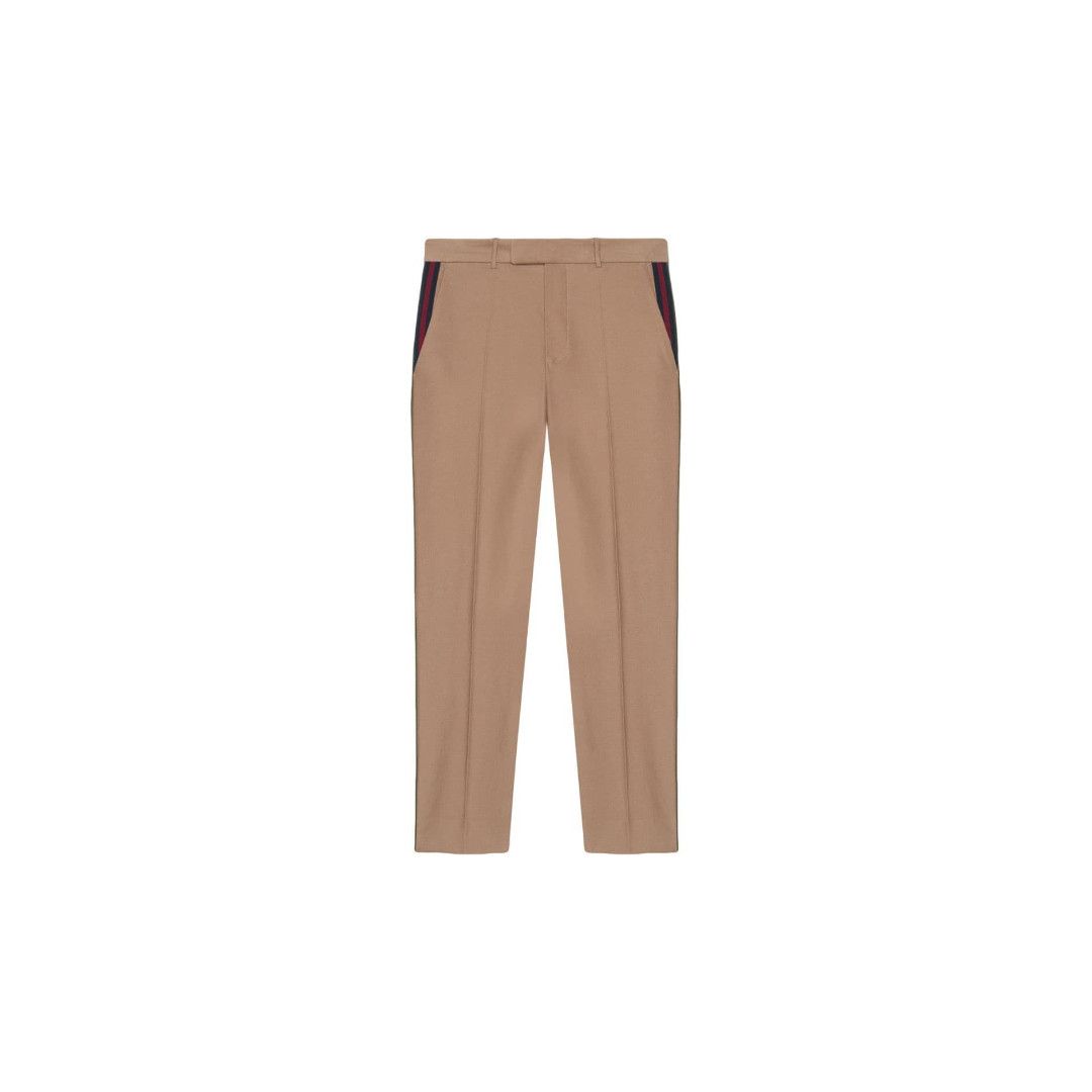 Gucci o1loc1c1125 60S Pant Cotton in Drill Khaki Size US 34 / EU 50 - 1 Preview