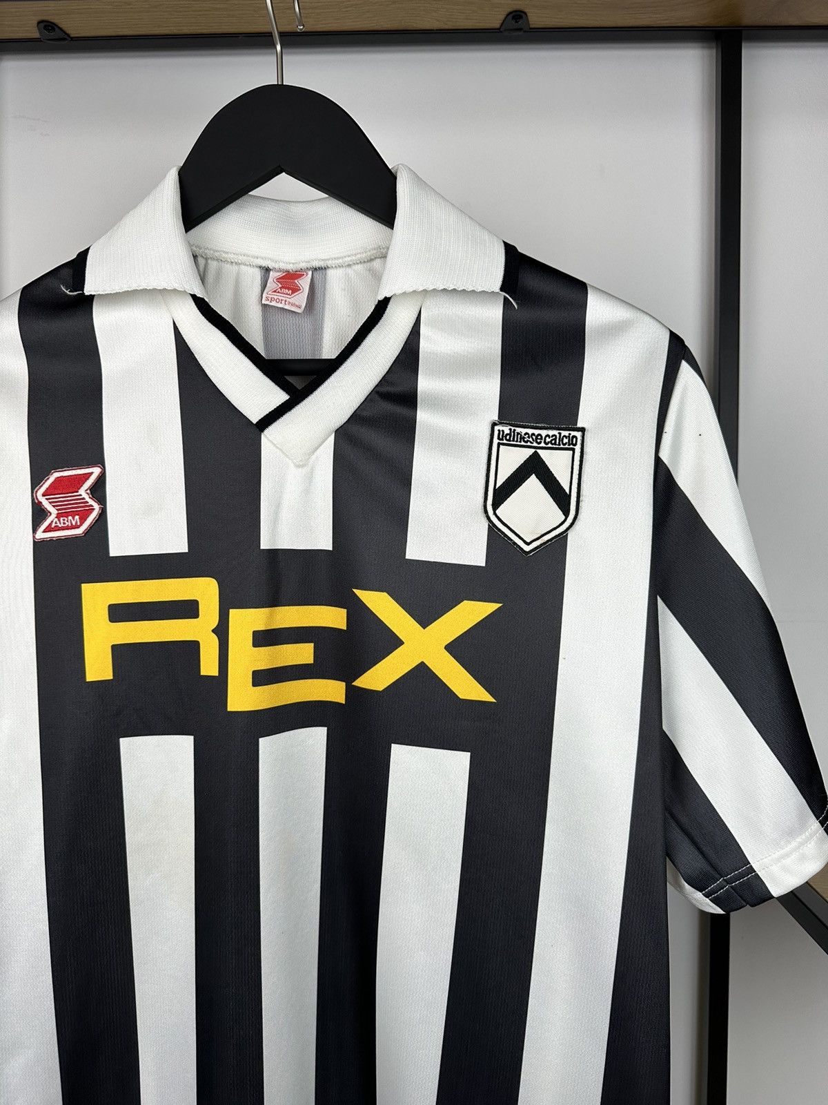 Vintage Rare 80s Udinese ABM Soccer Jersey 1988-90 Maglia Vintage L Size US L / EU 52-54 / 3 - 3 Thumbnail