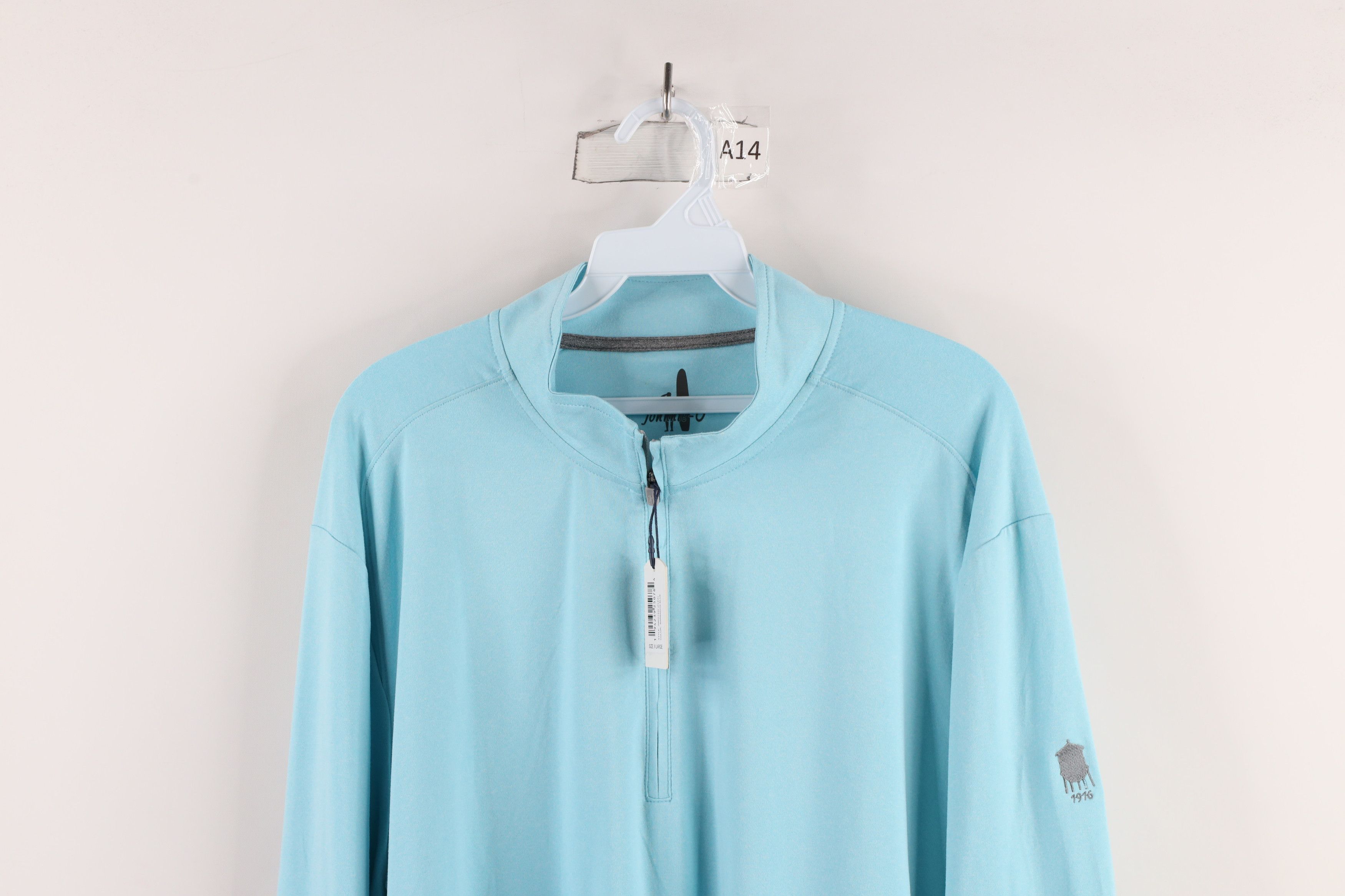 Vintage × johnnie-O New Johnnie-O Performance Half Zip Pullover Sweater Top Blue Size US XL / EU 56 / 4 - 2 Thumbnail