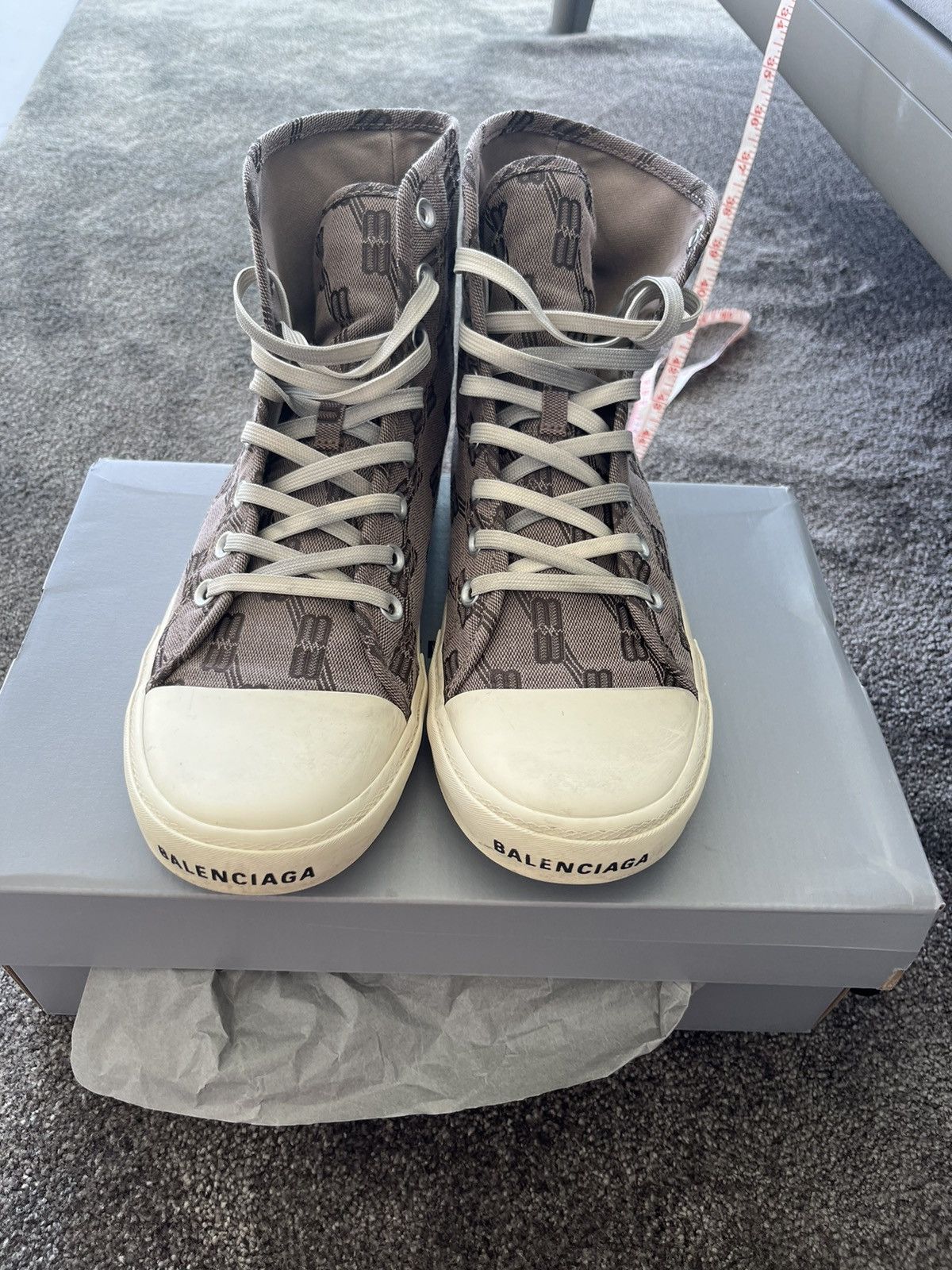 Balenciaga Balenciaga Paris high top Size US 9.5 / EU 42-43 - 1 Thumbnail