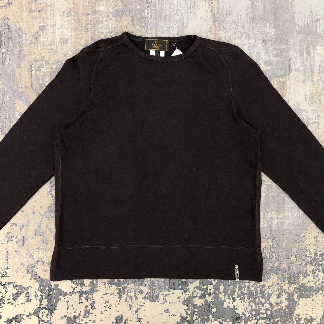 Fendi T238 FENDI MAGLIA CROPPED SWEATSHIRTS Size M / US 6-8 / IT 42-44 - 3 Thumbnail