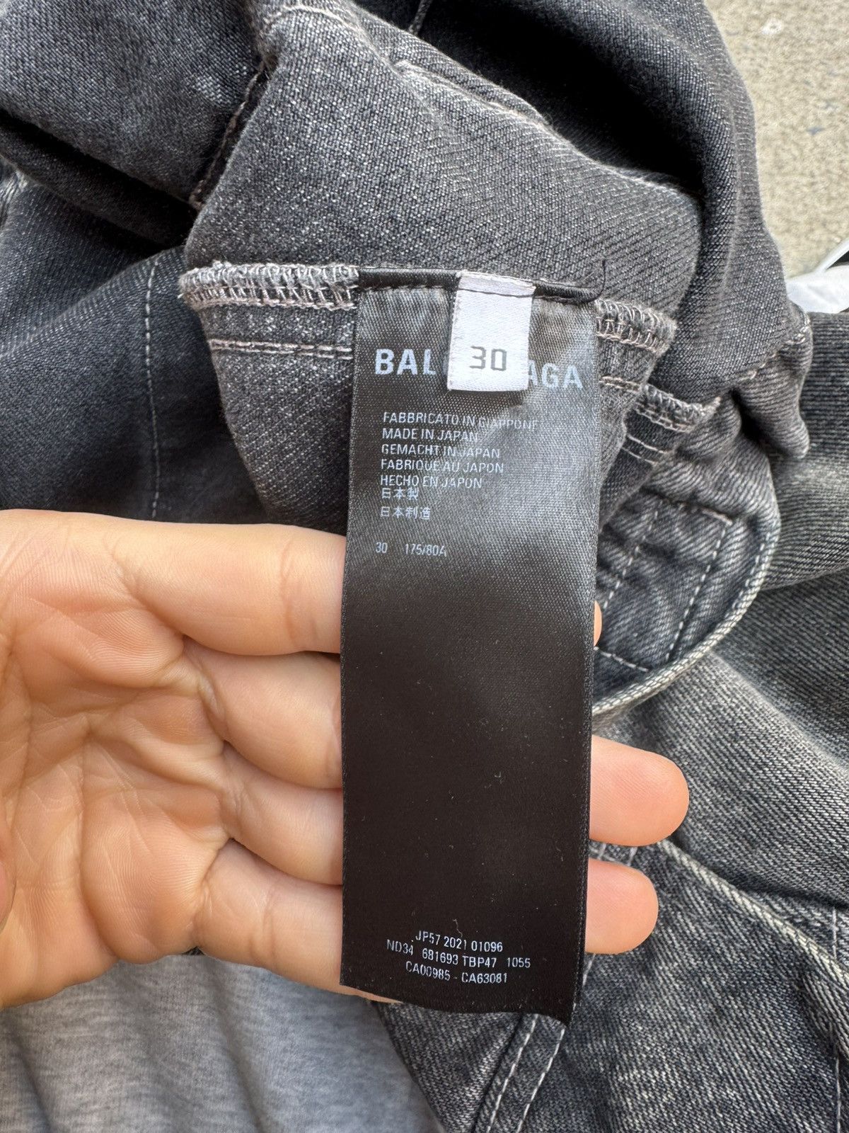 Balenciaga Balenciaga Raver Denim Spring 22 Clones Collection Size US 30 / EU 46 - 13 Thumbnail
