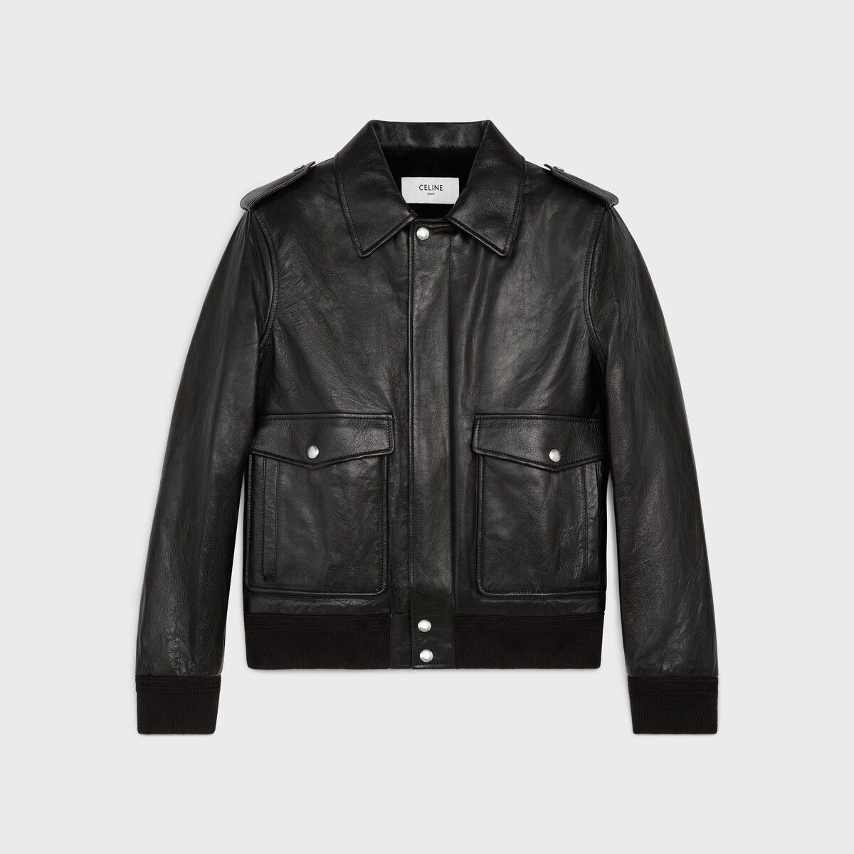 Celine Celine Aviator Jacket lambskin by Hedi Slimane Size US M / EU 48-50 / 2 - 1 Thumbnail
