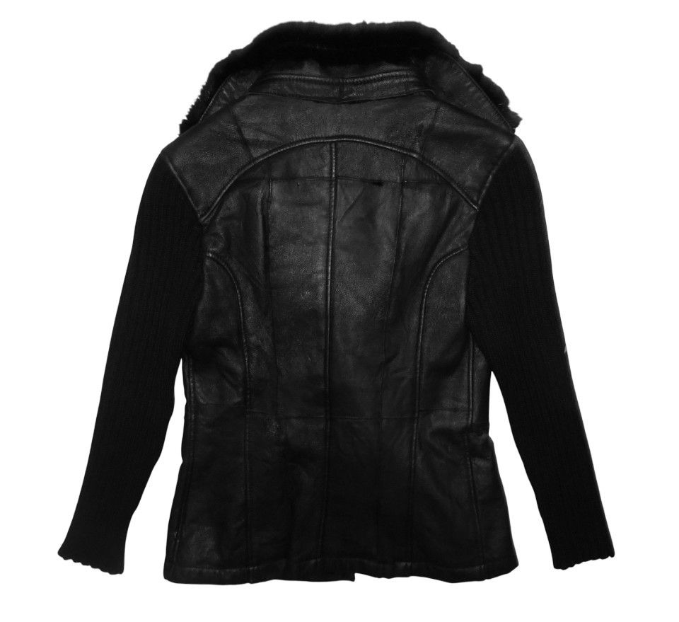 Gianfranco Ferre GIANFRANCO FERRE RABBIT SKIN LEATHER AND FUR JACKET Size S / US 4 / IT 40 - 3 Thumbnail
