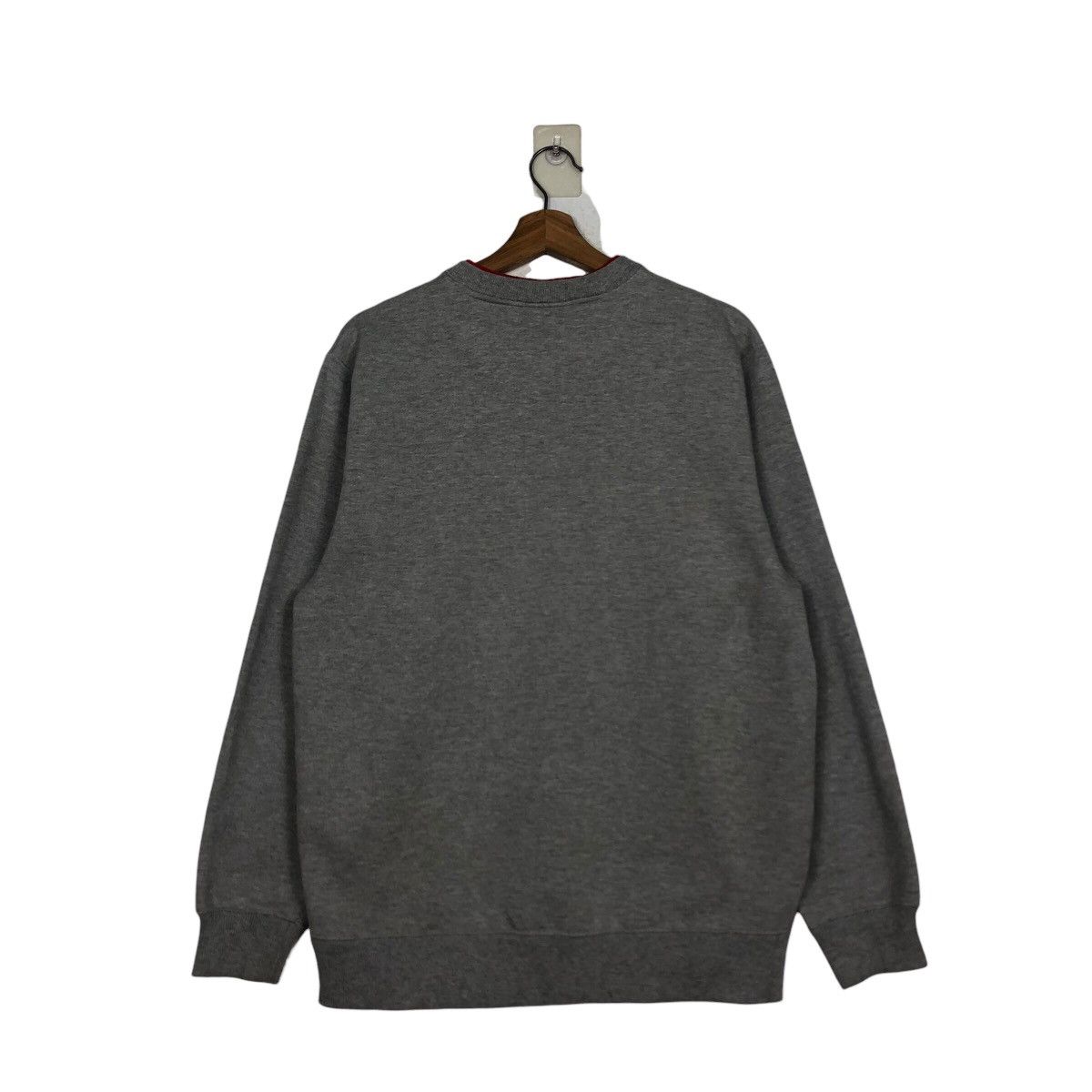 Japanese Brand 📌Vintage Sweatshirt Rich Grey New Balance Big Logo Size US L / EU 52-54 / 3 - 9 Thumbnail