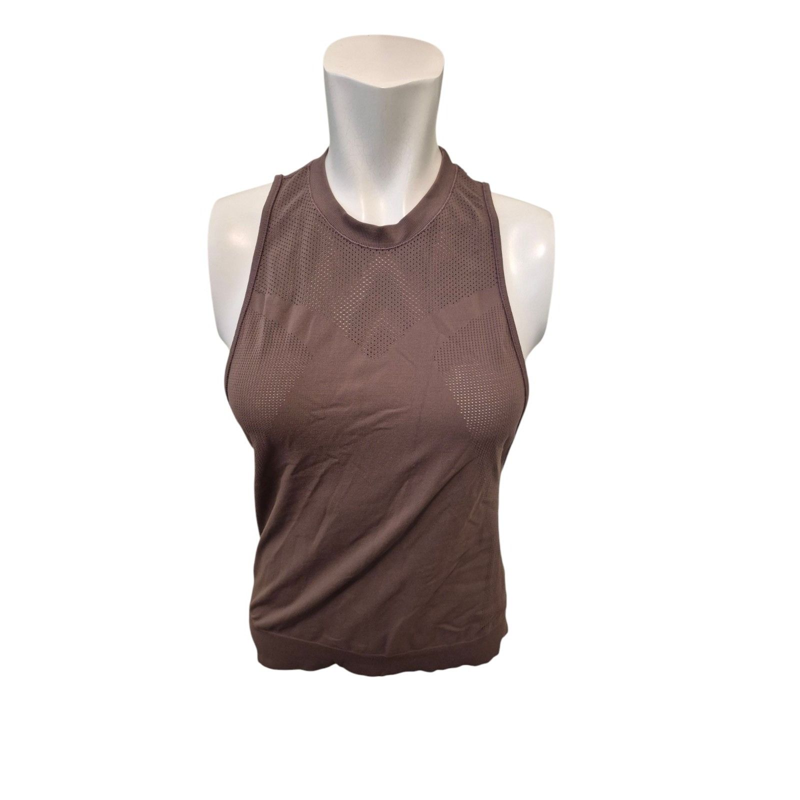 Varley Varley Ogden Mesh Laser Cut Activewear Tank Top sz S Size S / US 4 / IT 40 - 1 Thumbnail