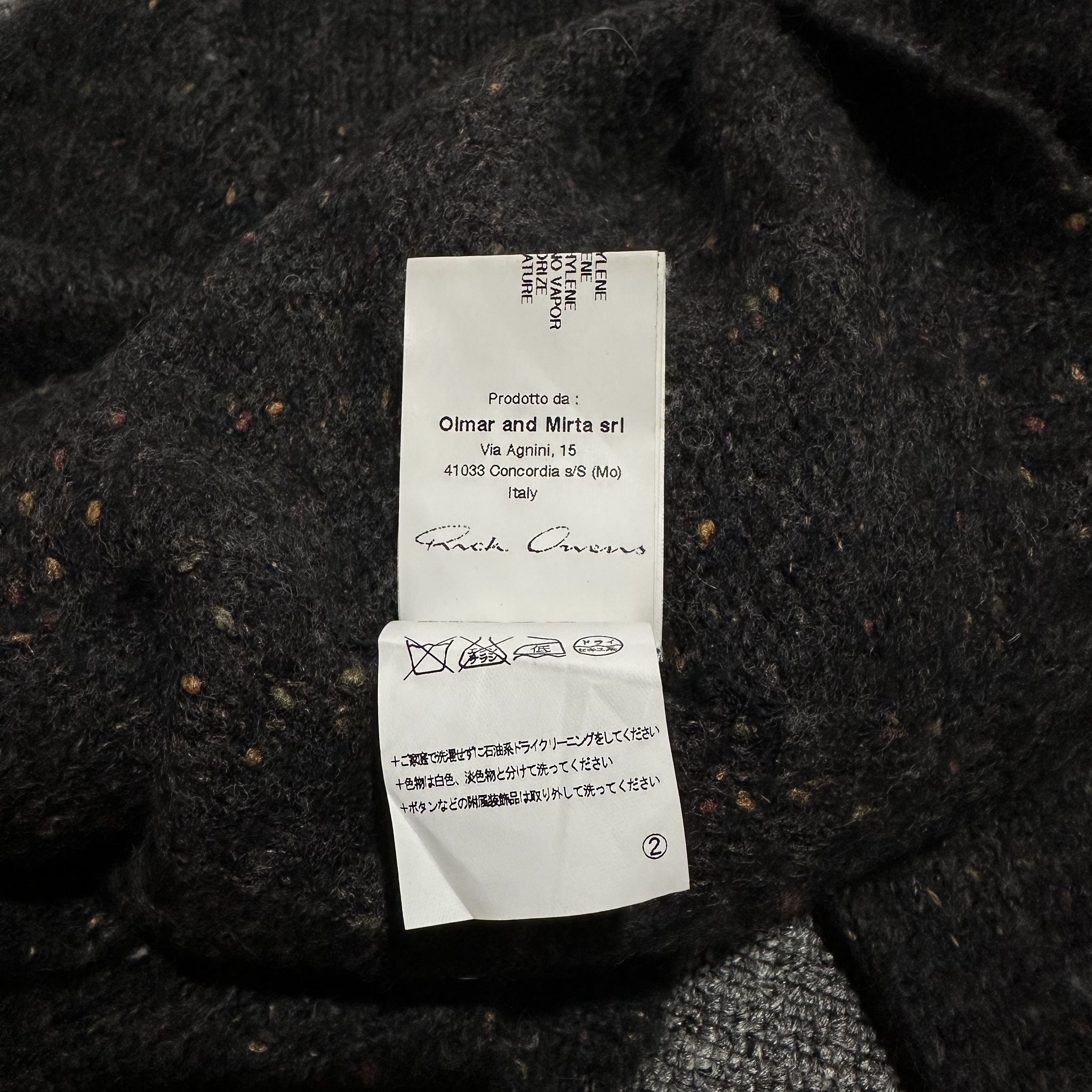 Rick Owens × Rick Owens Drkshdw Rick Owens Mountain f/W 12 Wool Blend Size US XS / EU 42 / 0 - 5 Thumbnail
