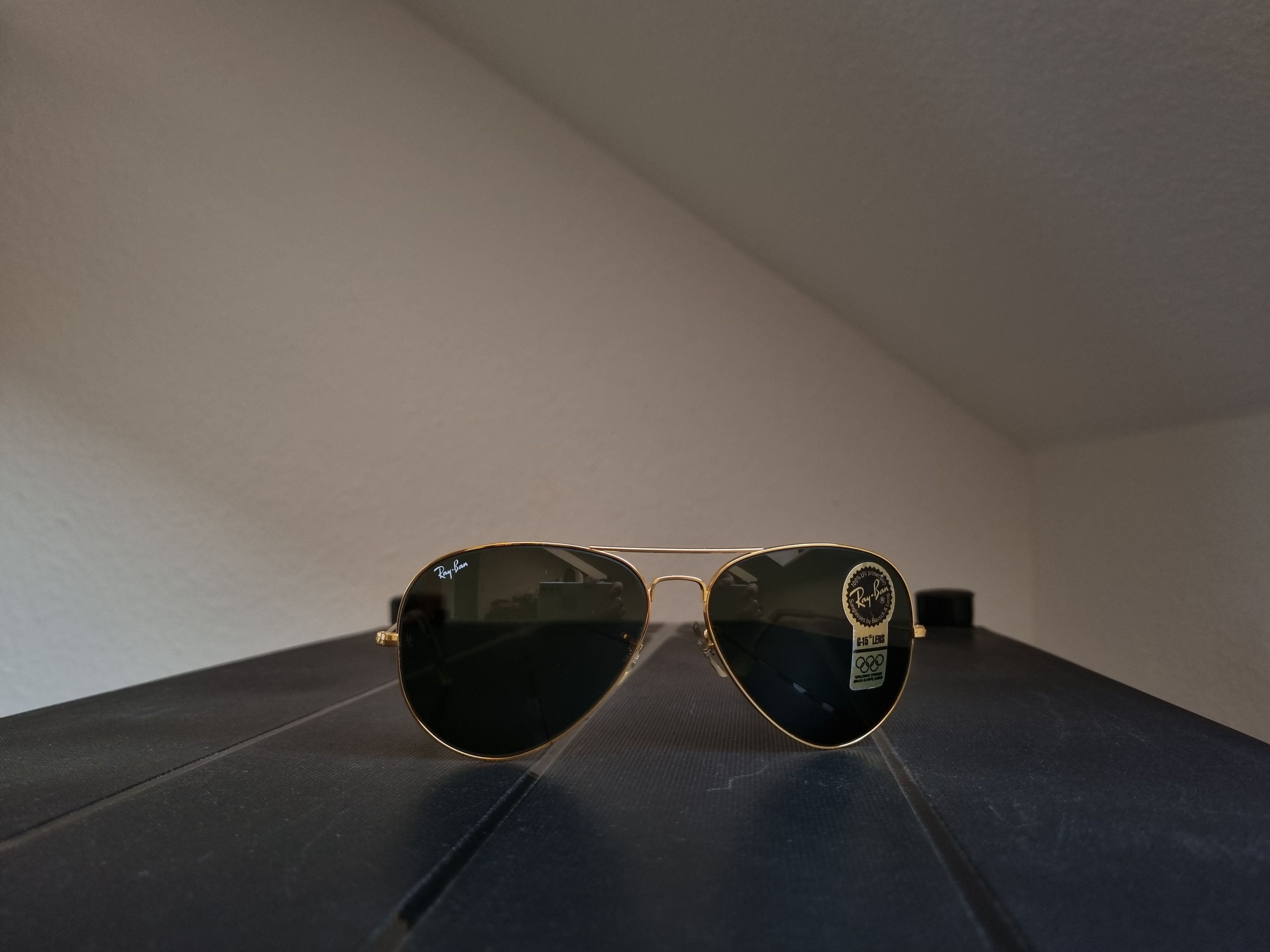 RayBan B&L Ray Ban USA Vintage Aviator 100% UV, G-15 | L2846 |62mm Size ONE SIZE - 3 Thumbnail