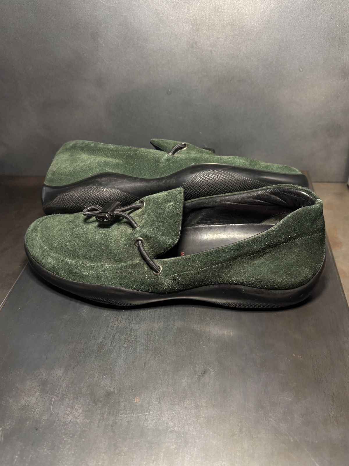 Prada Vintage Prada Sport Sneakers 2000s 1990s America's Cup Suede Size US 8.5 / IT 38.5 - 2 Thumbnail
