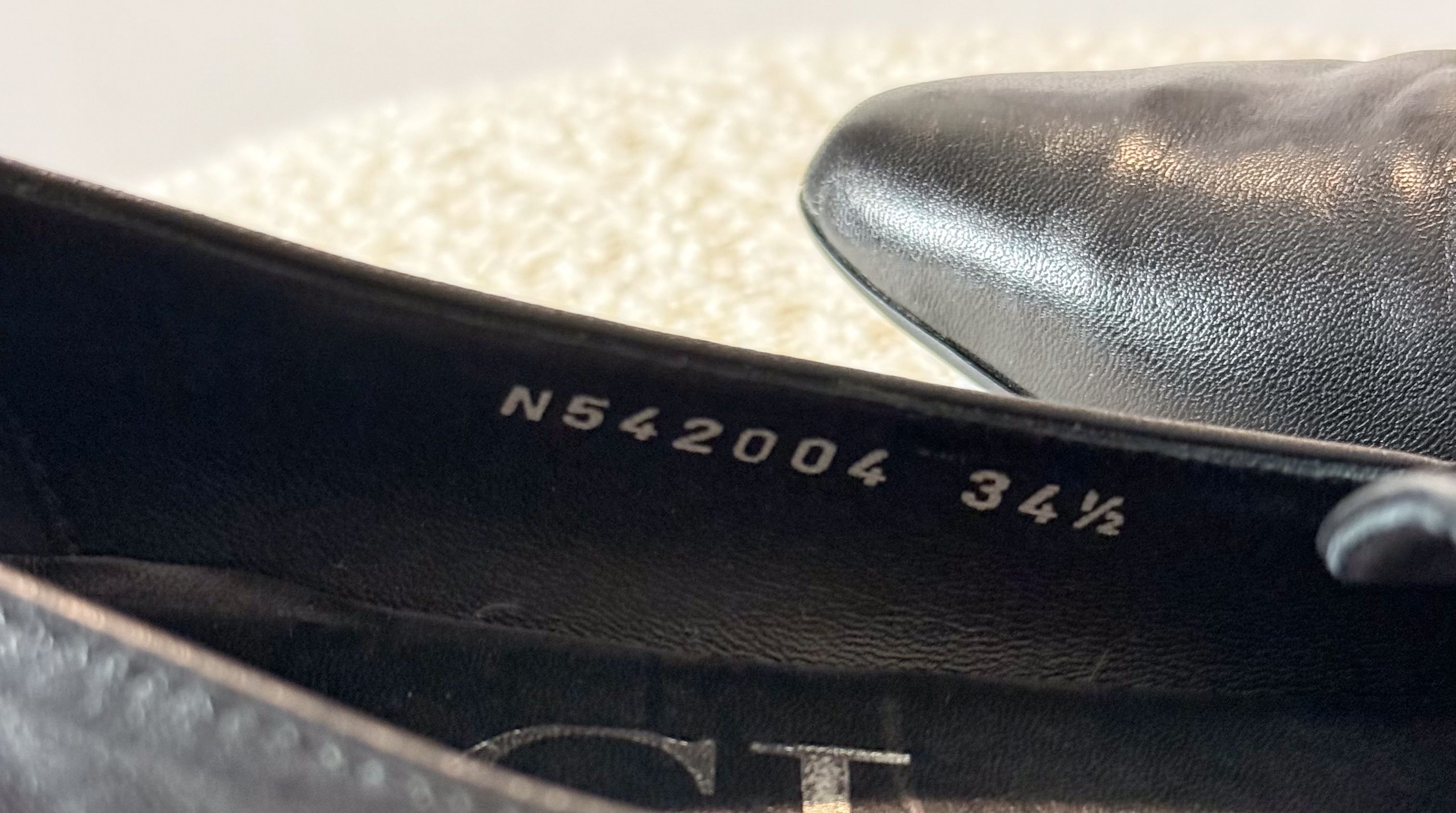 AGL AGL Attilio Giusti Leombruni Black Leather Flats Size US 4.5 / IT 34.5 - 5 Thumbnail