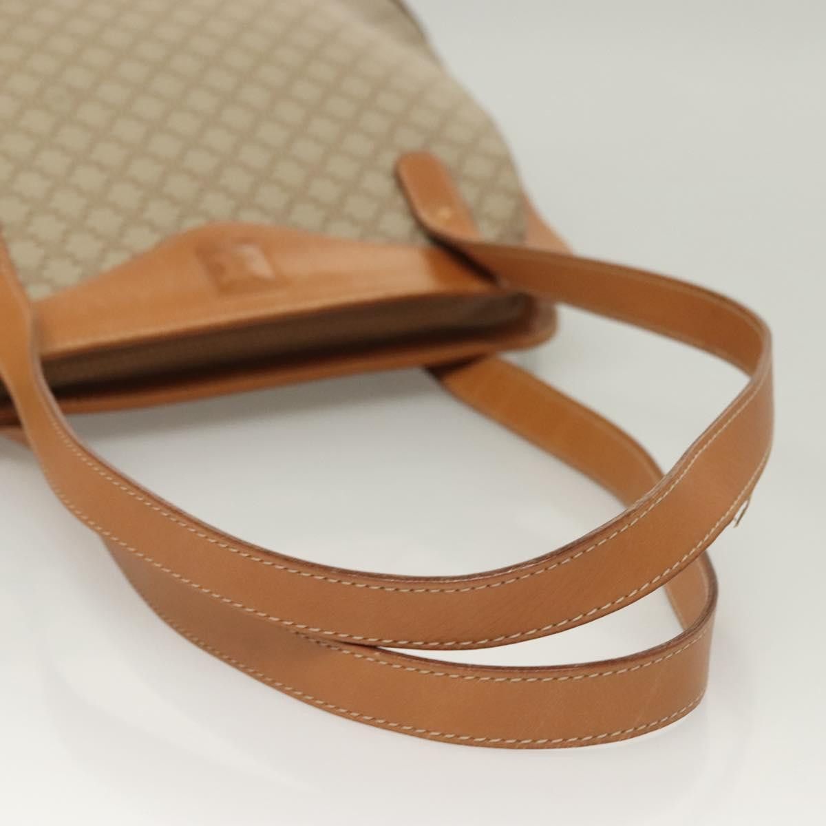 Celine CELINE Macadam Canvas Shoulder Bag Pvc Beige Gold Size ONE SIZE - 7 Thumbnail