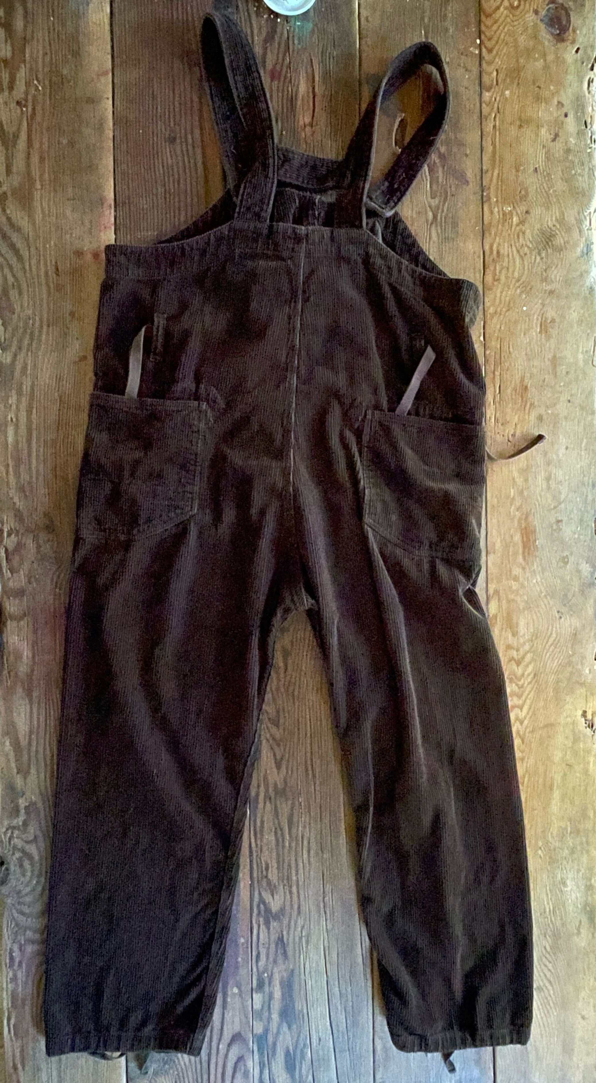 Engineered Garments Brown 8 Wale Cotton Corduroy Waders / Overalls, FW21 Size US 32 / EU 48 - 4 Thumbnail