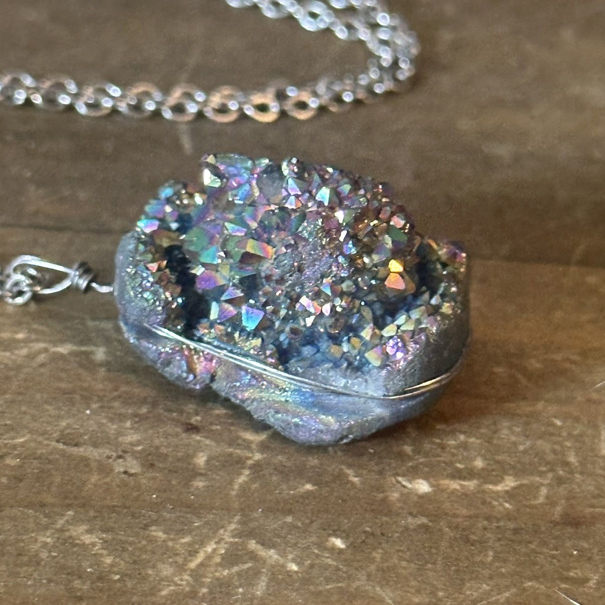 Other Aura amethyst pendant necklace Size ONE SIZE - 4 Thumbnail
