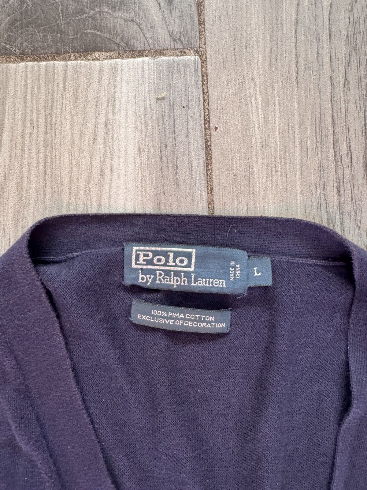 Other Vintage Polo Ralph Lauren navy cardigan Size US L / EU 52-54 / 3 - 2 Thumbnail