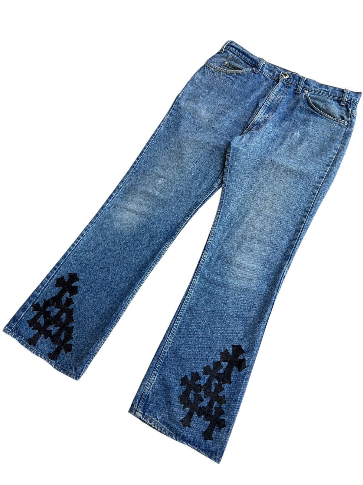 Chrome Hearts Chrome Hearts Flooded Patched 517 Levi’s Denim Jeans Size US 36 / EU 52 - 3 Thumbnail