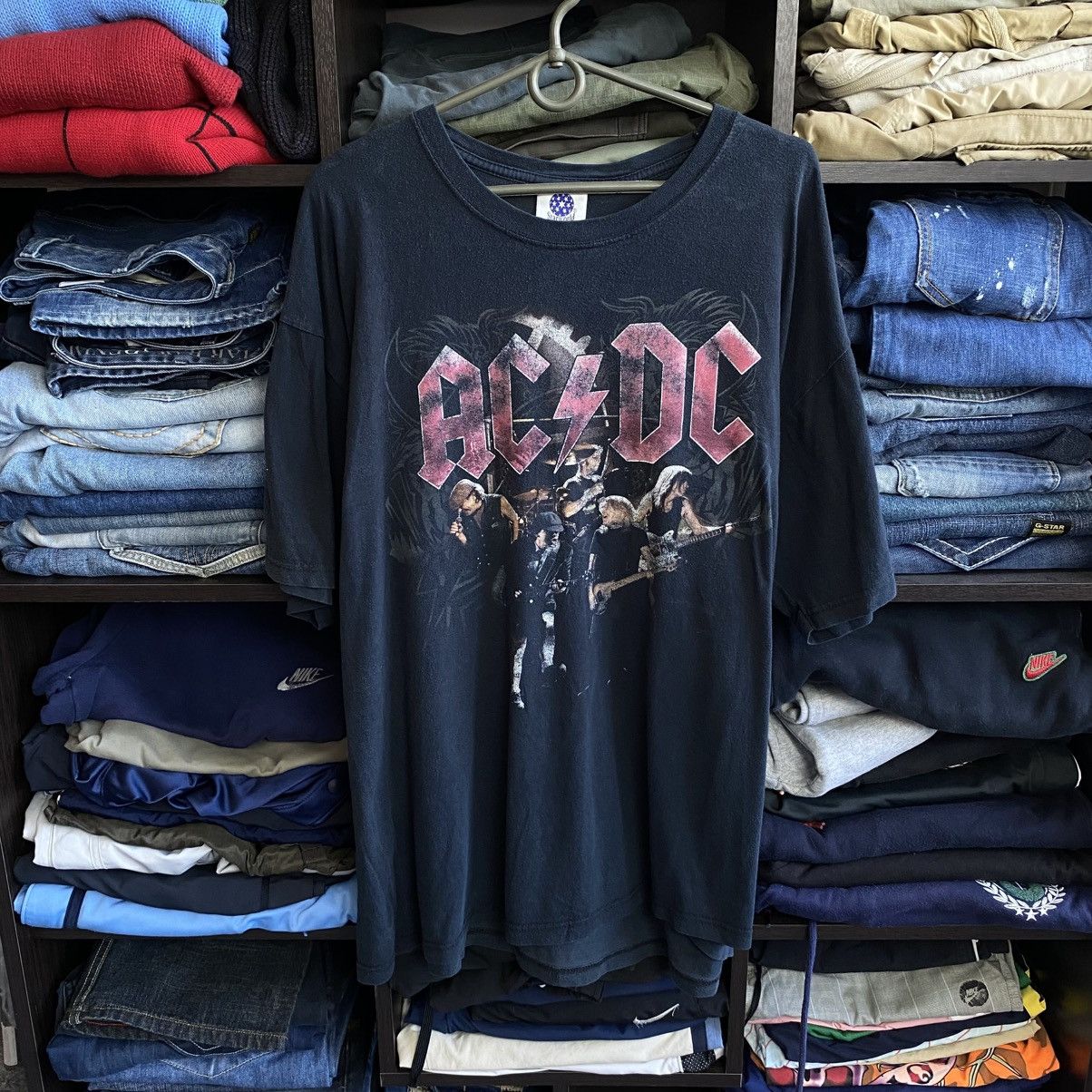 Band Tees Vintage Acdc 2009 Black Ice Big Logo rock band tee Size US XXL / EU 58 / 5 - 1 Thumbnail