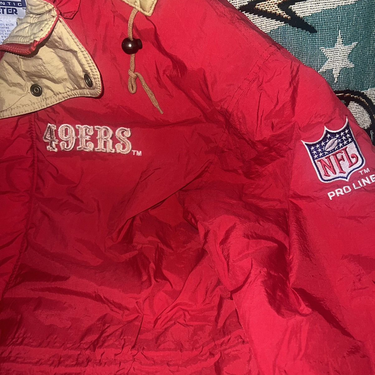 Starter San Francisco 49ers Full Zip Starter With Hood Nfl Pro line Size US L / EU 52-54 / 3 - 3 Thumbnail