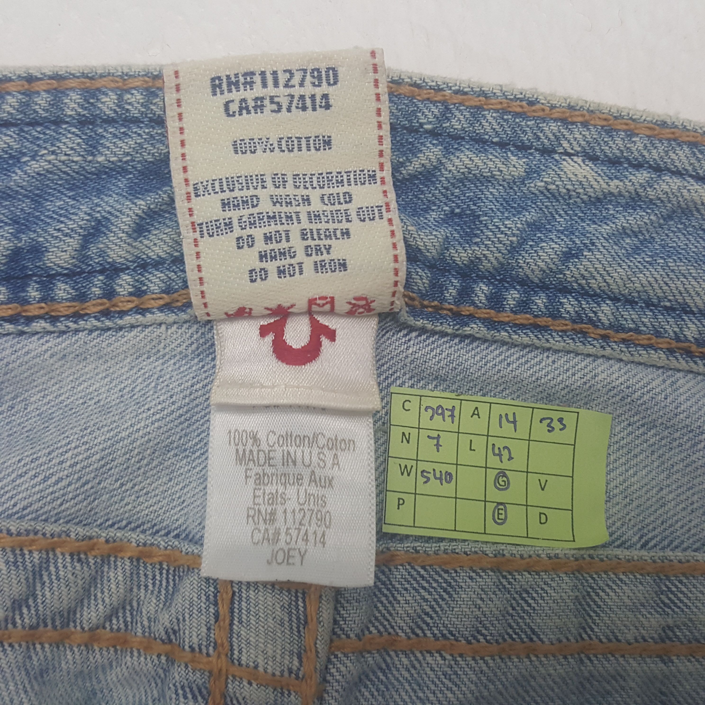 True Religion Vintage True Religion American Bootcut Denim Jeans C297N7 Size 28" / US 6 / IT 42 - 8 Thumbnail
