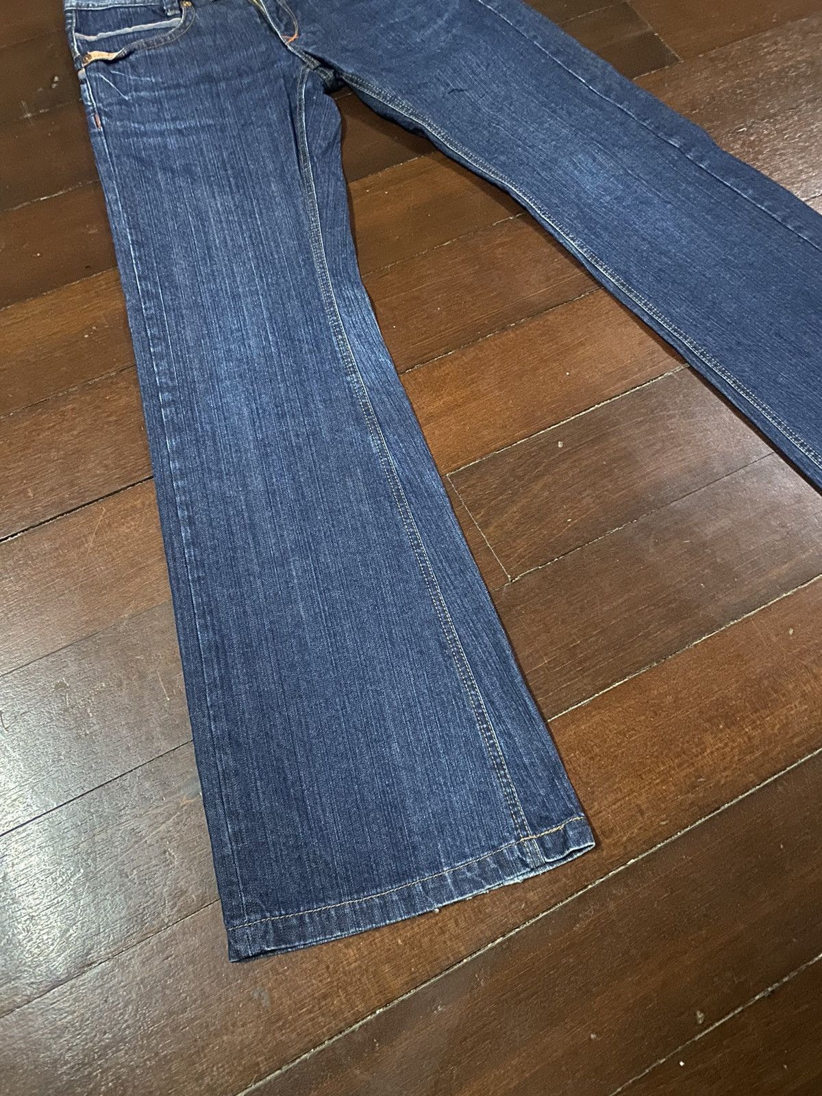 5351 POUR LES HOMMES × If Six Was Nine × Le Grande Bleu (L.G.B.) Flare Jeans ET MADE IN NIPPON Denim Jean Boot Cut wide leg Size US 33 - 3 Thumbnail