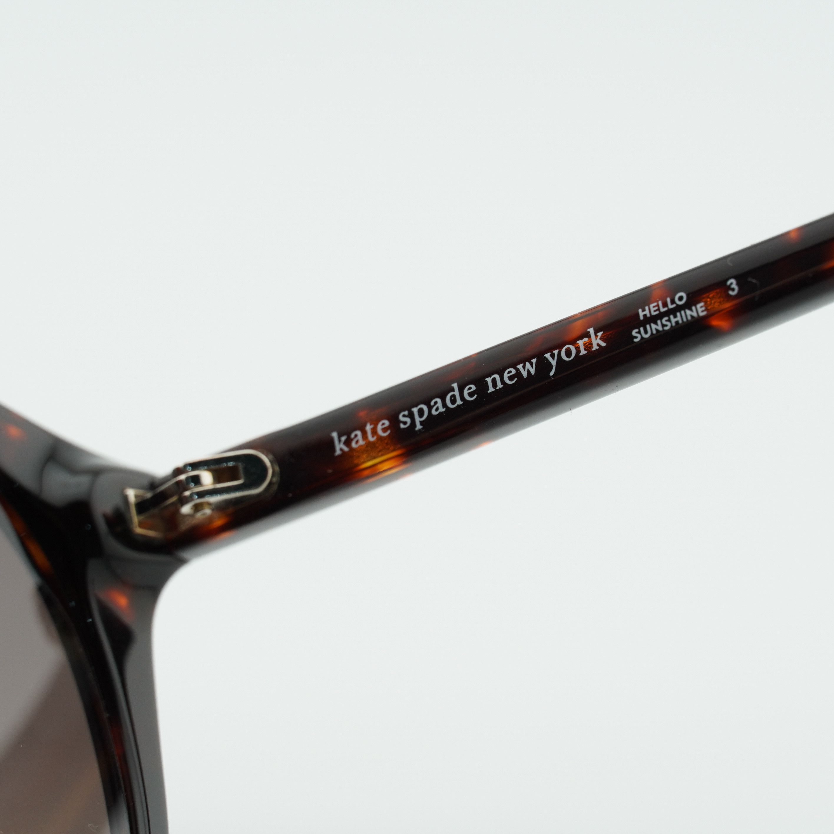 Kate Spade Kate Spade BRIA/G/S 0086 HA Sunglasses Havana Round Frame Size ONE SIZE - 8 Thumbnail