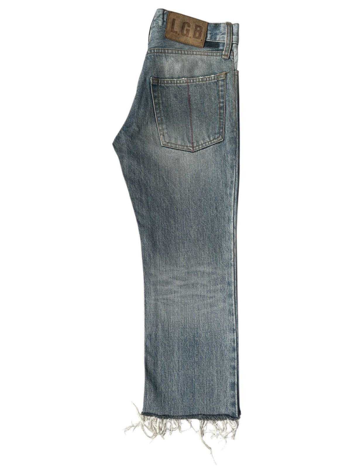 Le Grande Bleu (L.G.B.) OG Le Grand Bleu Washed Quarters Jeans Denim Size US 29 - 14 Thumbnail