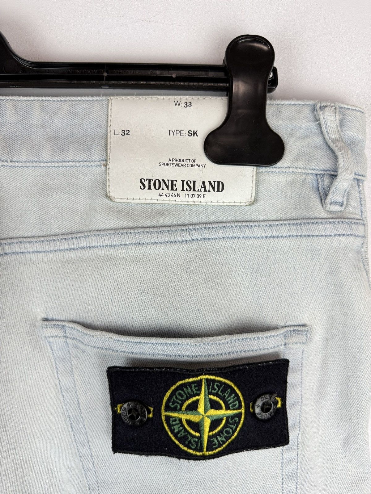 Stone Island Light-blue Stone Island jeans Size US 33 - 6 Thumbnail