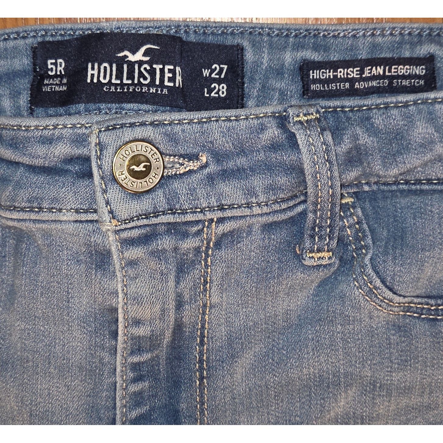 Hollister Hollister Distressed High-Rise Legging Jeans - W27 L28 Size 27" / US 4 / IT 40 - 5 Thumbnail