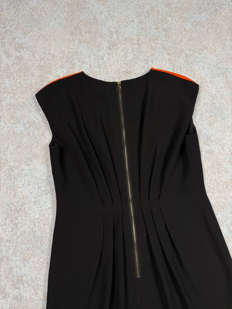 Marni Marni Colorblock Black Orange Shift Dress Size S / US 4 / IT 40 - 5 Thumbnail