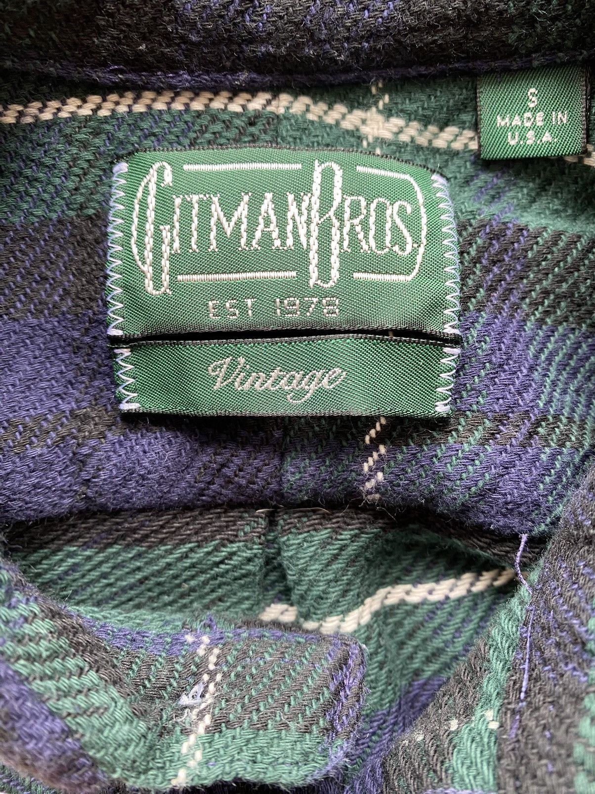 END. Gitman Vintage Triple Yarn Flannel Overshirt END Exclusive Size US S / EU 44-46 / 1 - 6 Thumbnail