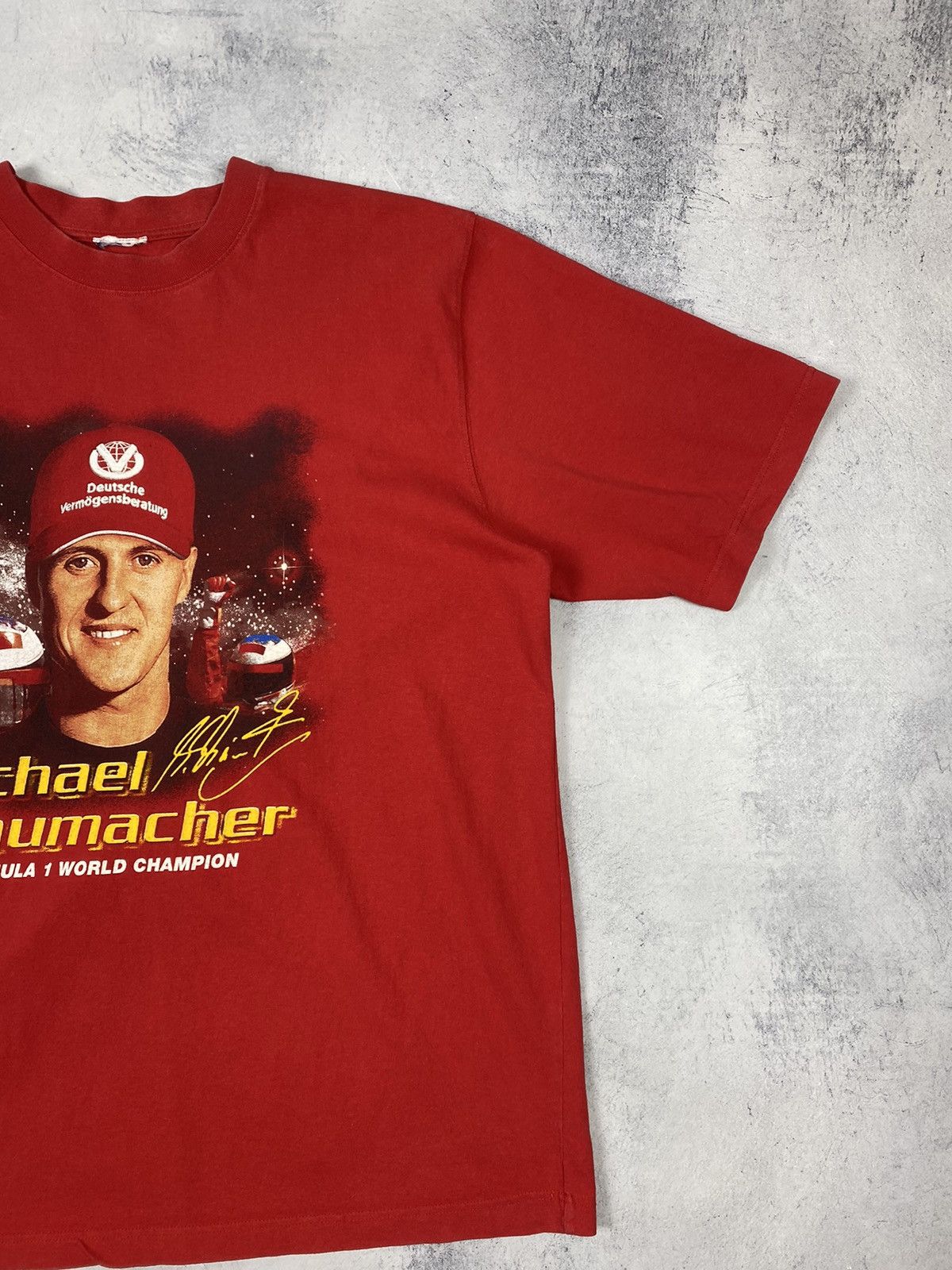 Vintage 2000s Michael Schumacher F1 World Champion T Shirt