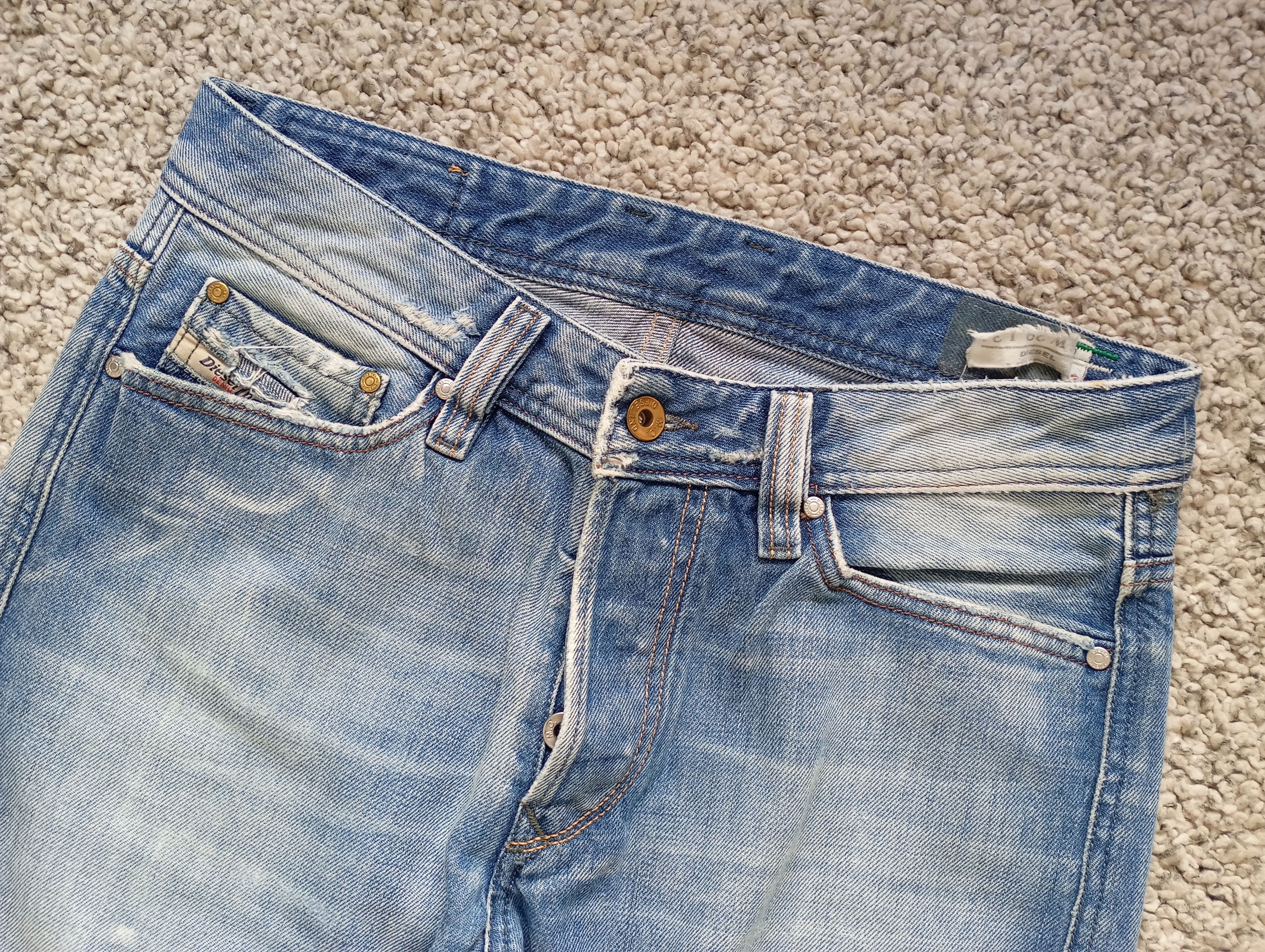 Diesel × Vintage Diesel Industry Distressed Denim Jeans Pants Size US 29 - 3 Thumbnail