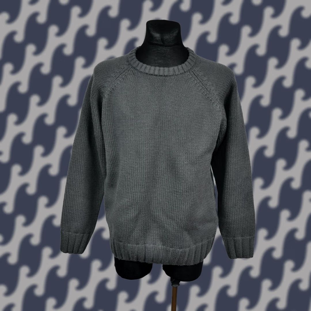 Vintage Samuel Windsor Fishermans Jumper Sweater Wool Crew Neck Men L Gray Size US L / EU 52-54 / 3 - 1 Thumbnail