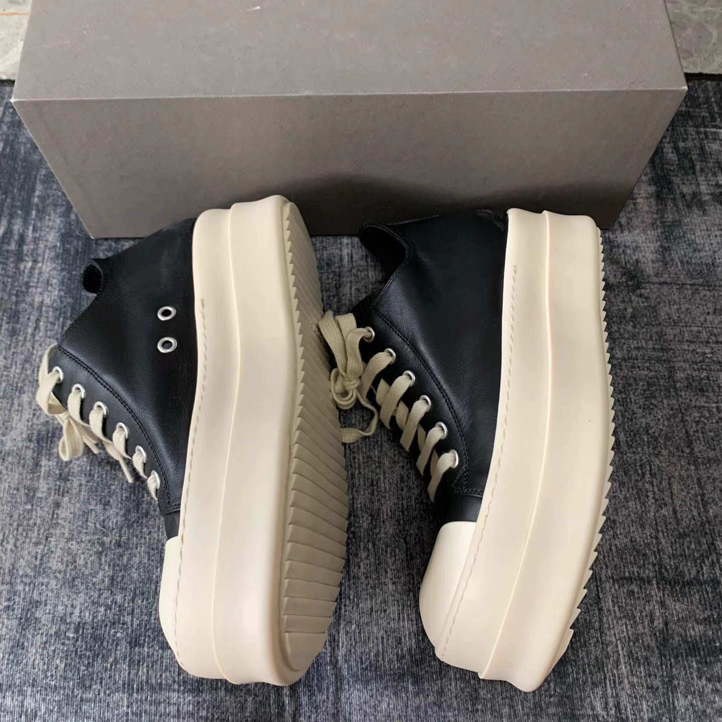 Rick Owens Rick Owens Mainline Thick Sole Low-Top Big Converse Size US 8 / IT 38 - 5 Thumbnail