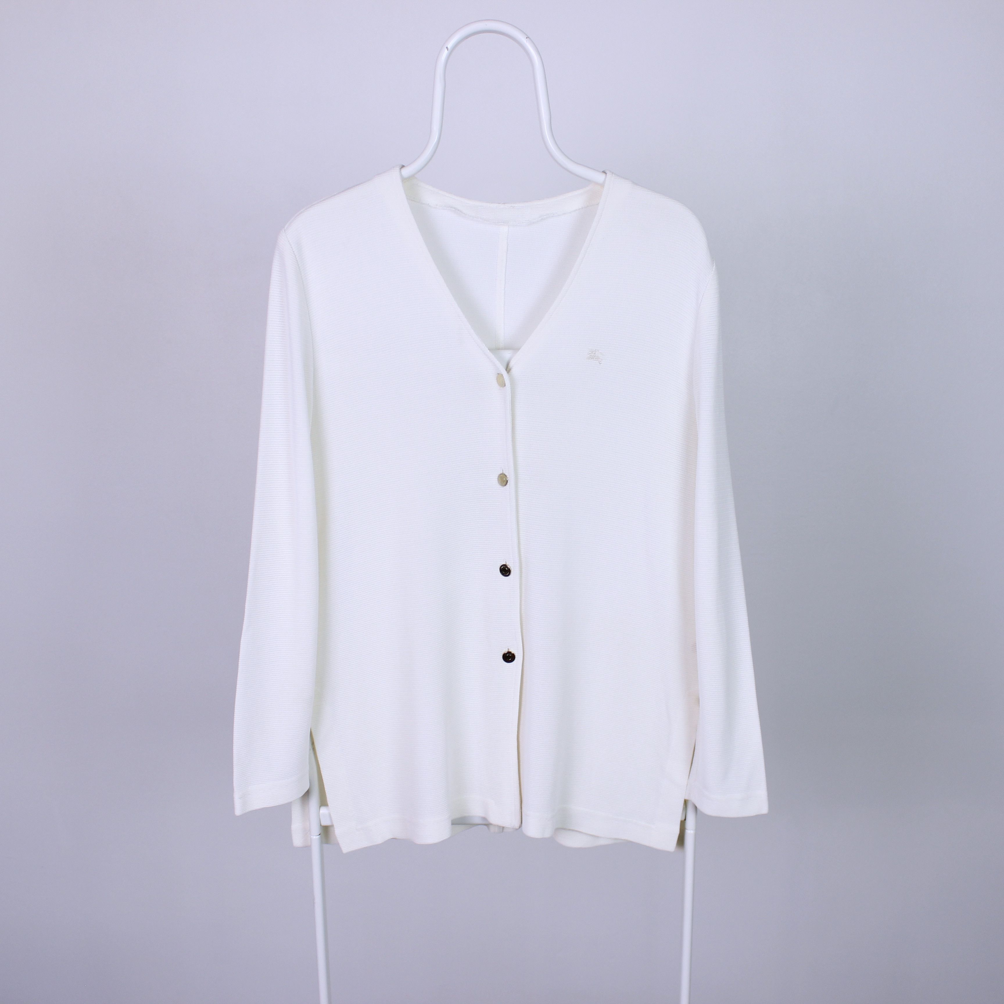 Burberry Burberry cardigan polyester women heavy M L golden buttons Size M / US 6-8 / IT 42-44 - 2 Thumbnail