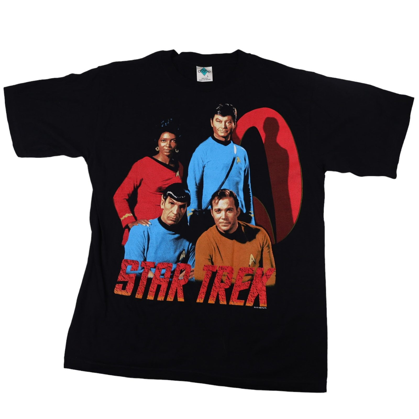 Vintage Vintage 90s Star Trek Crew TV Series Graphic T Shirt Size US L / EU 52-54 / 3 - 1 Thumbnail